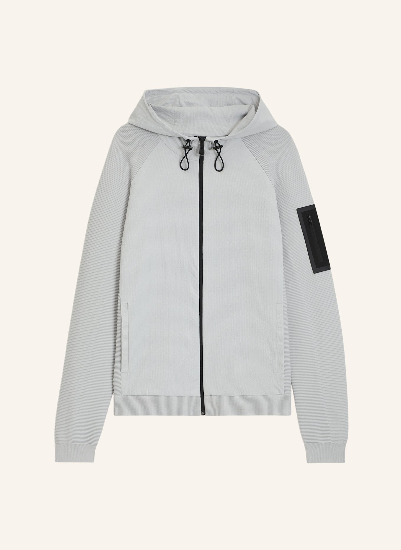 BOSS Casual Jacke K_URBAN COMMUTER HY Regular Fit: HELLGRAU