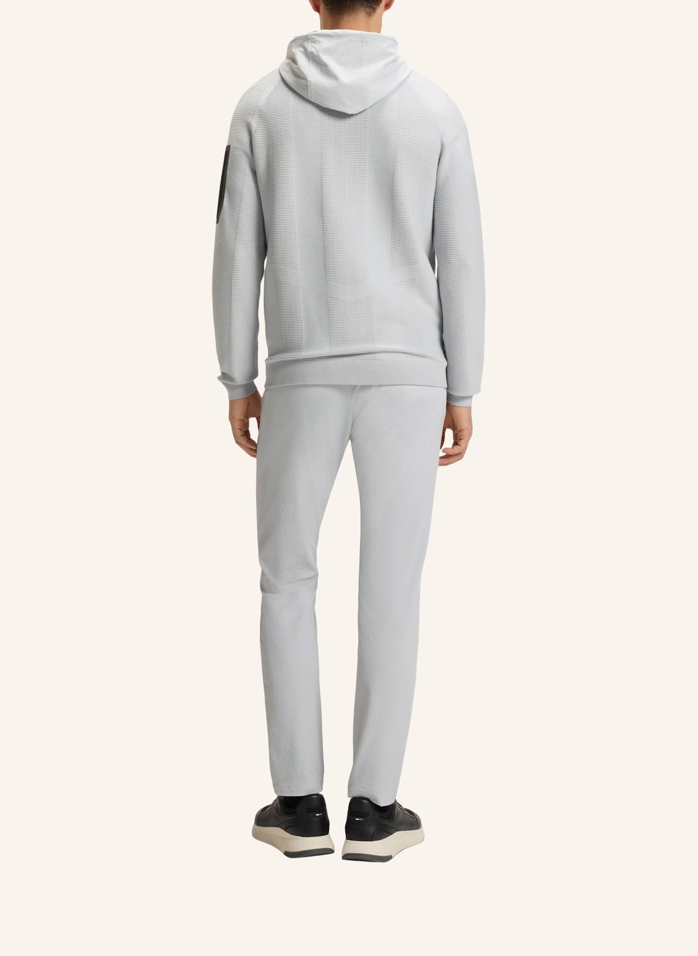 BOSS Casual Jacke K_URBAN COMMUTER HY Regular Fit: HELLGRAU