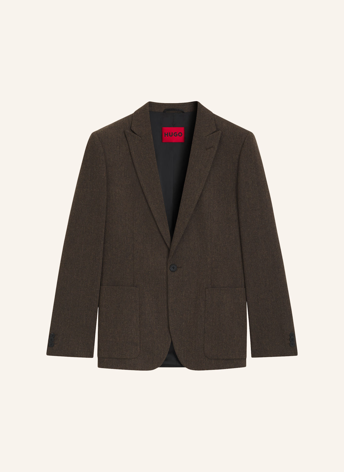 HUGO Blazer ARTI253F1X Extra-Slim Fit: BRAUN