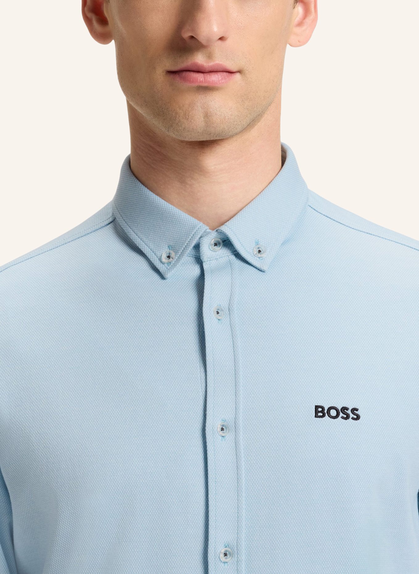 BOSS Casual Hemd B_MOTION L Regular Fit: HELLBLAU