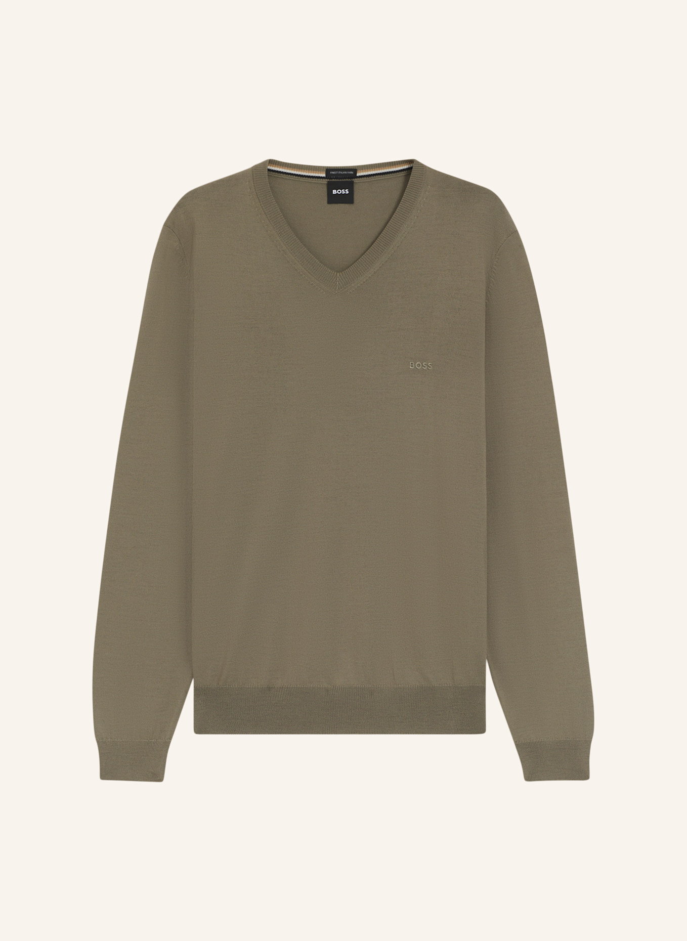 BOSS Pullover BARAM-L Regular Fit: BRAUN