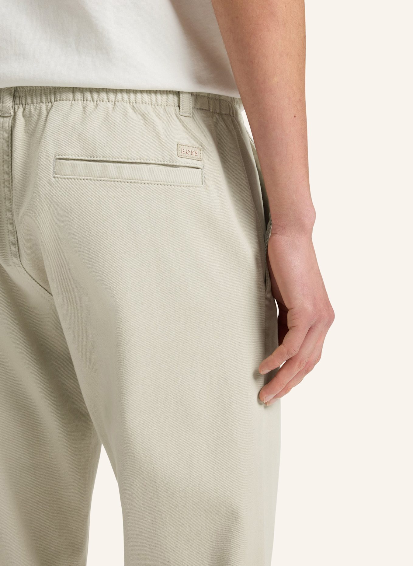 BOSS Casual Hose SANDERSON-L-2 Regular Fit: BEIGE