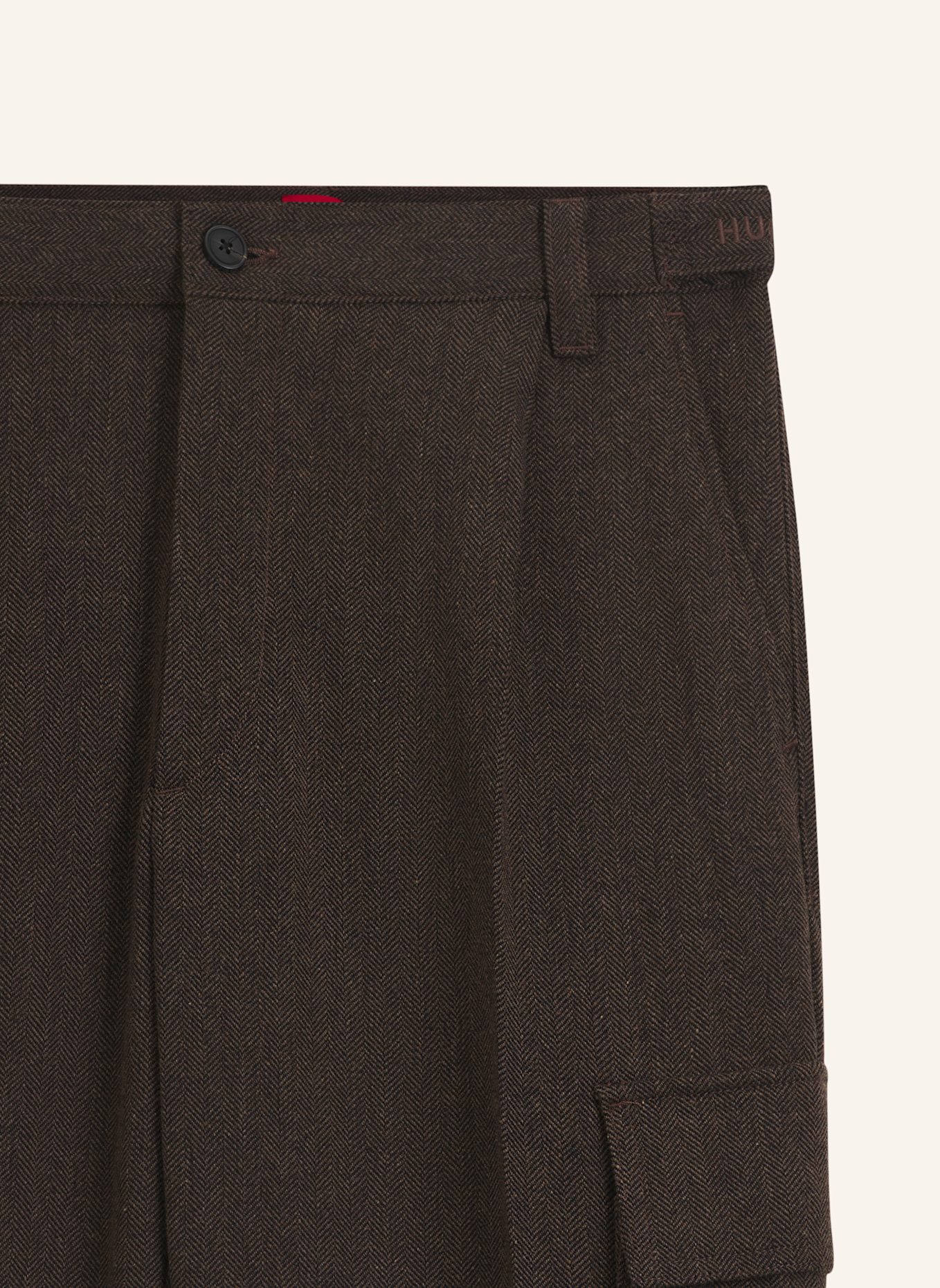 HUGO Casual Hose GRAYSEN253 Slim Fit: BRAUN