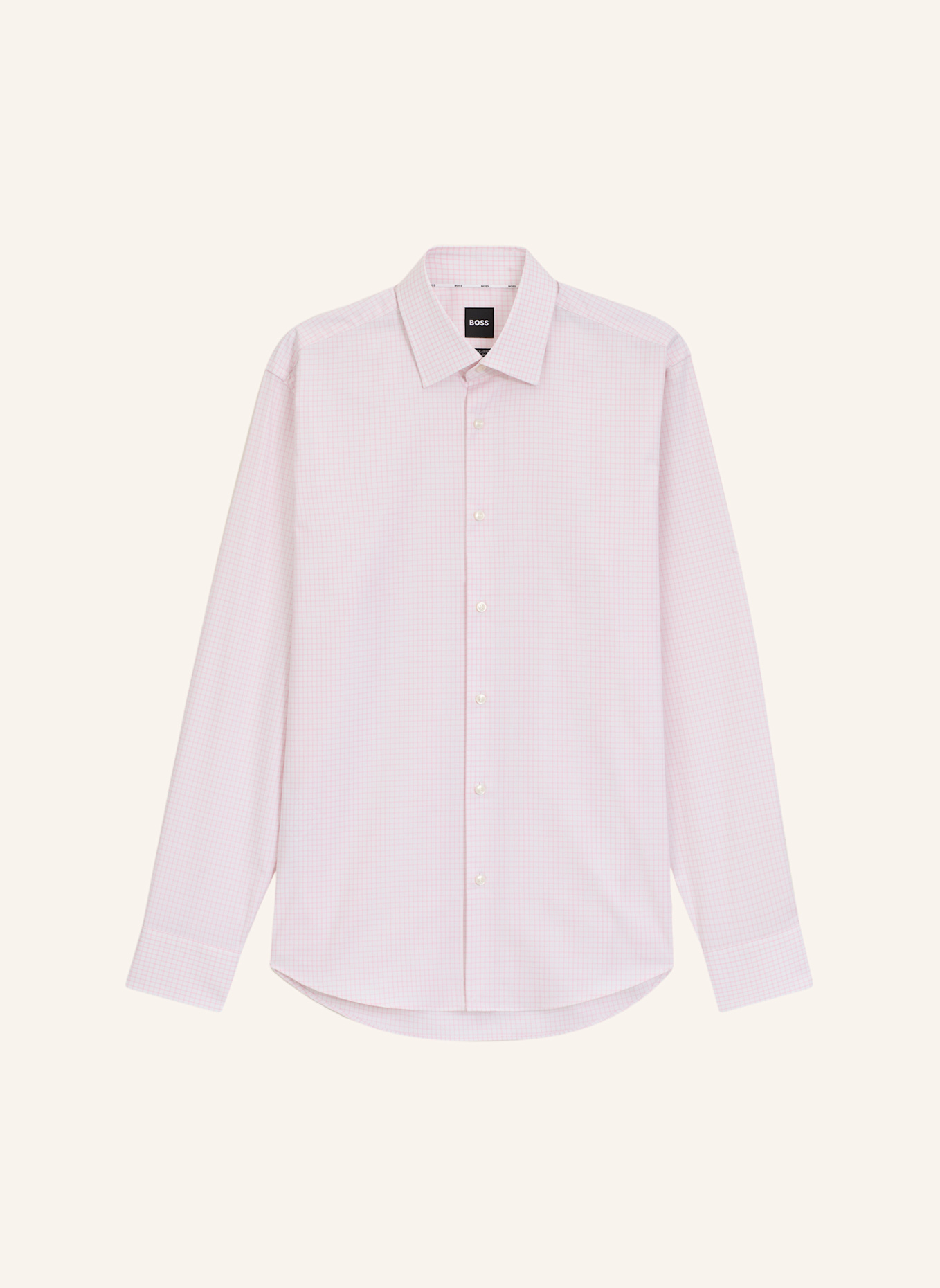 BOSS Business Hemd H-JOE-KENT-C1-214 Regular Fit: HELLROSA