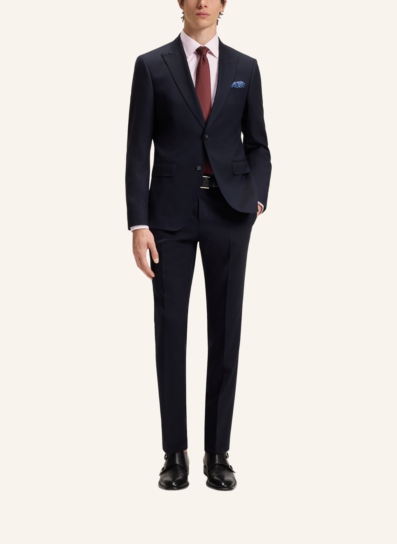 BOSS Business Hemd H-JOE-KENT-C1-214 Regular Fit: HELLROSA