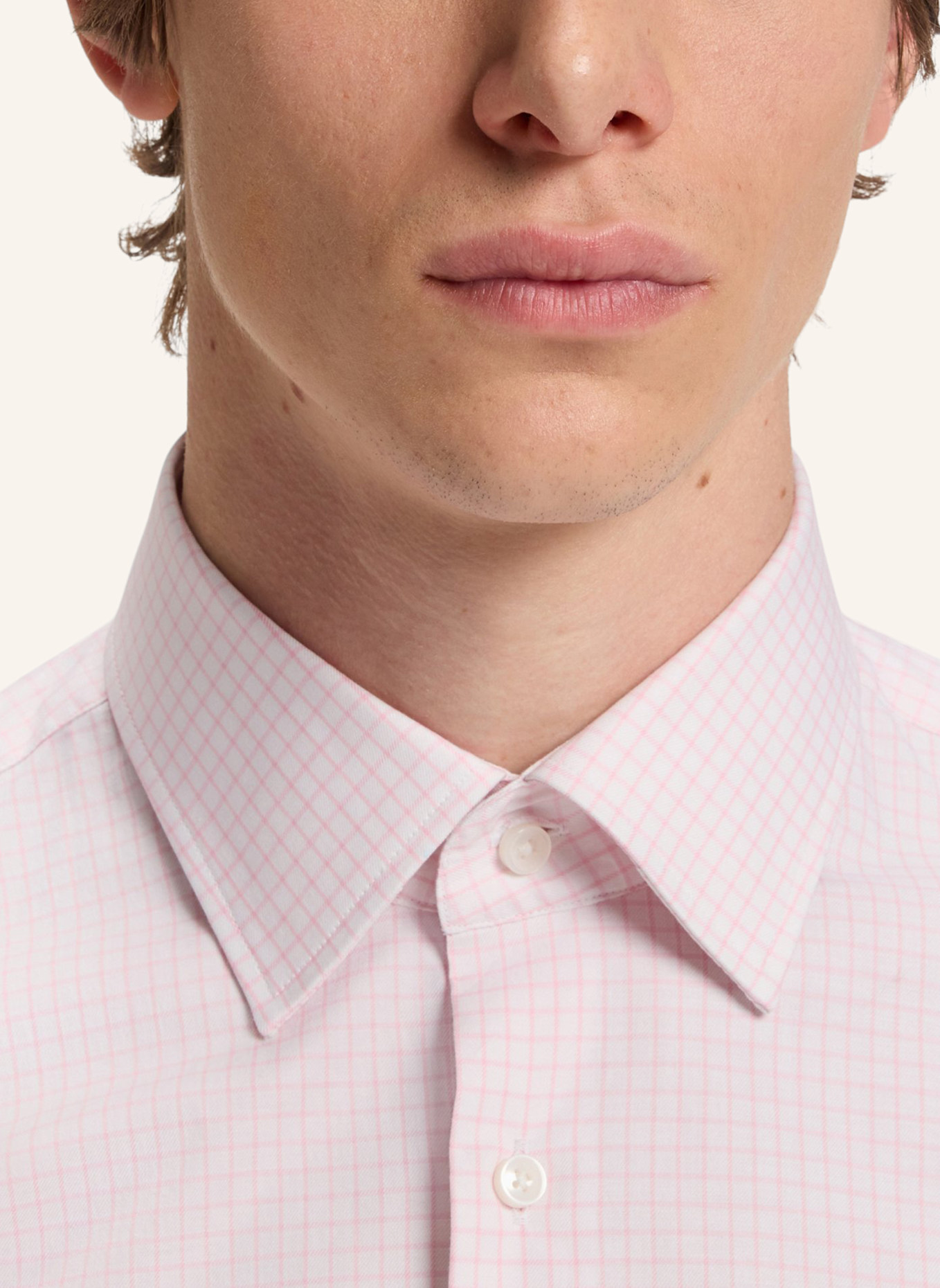 BOSS Business Hemd H-JOE-KENT-C1-214 Regular Fit: HELLROSA