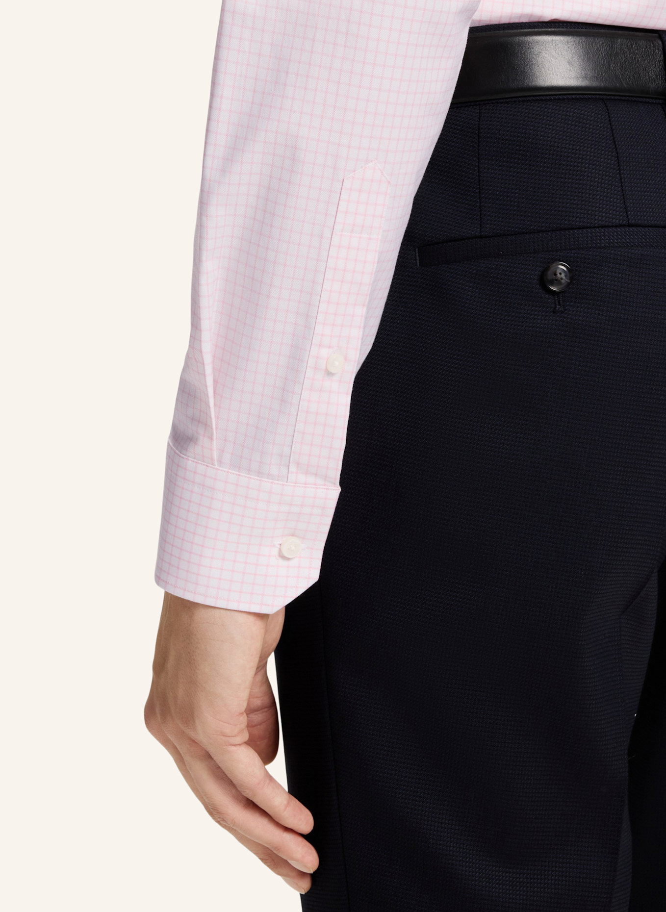 BOSS Business Hemd H-JOE-KENT-C1-214 Regular Fit: HELLROSA