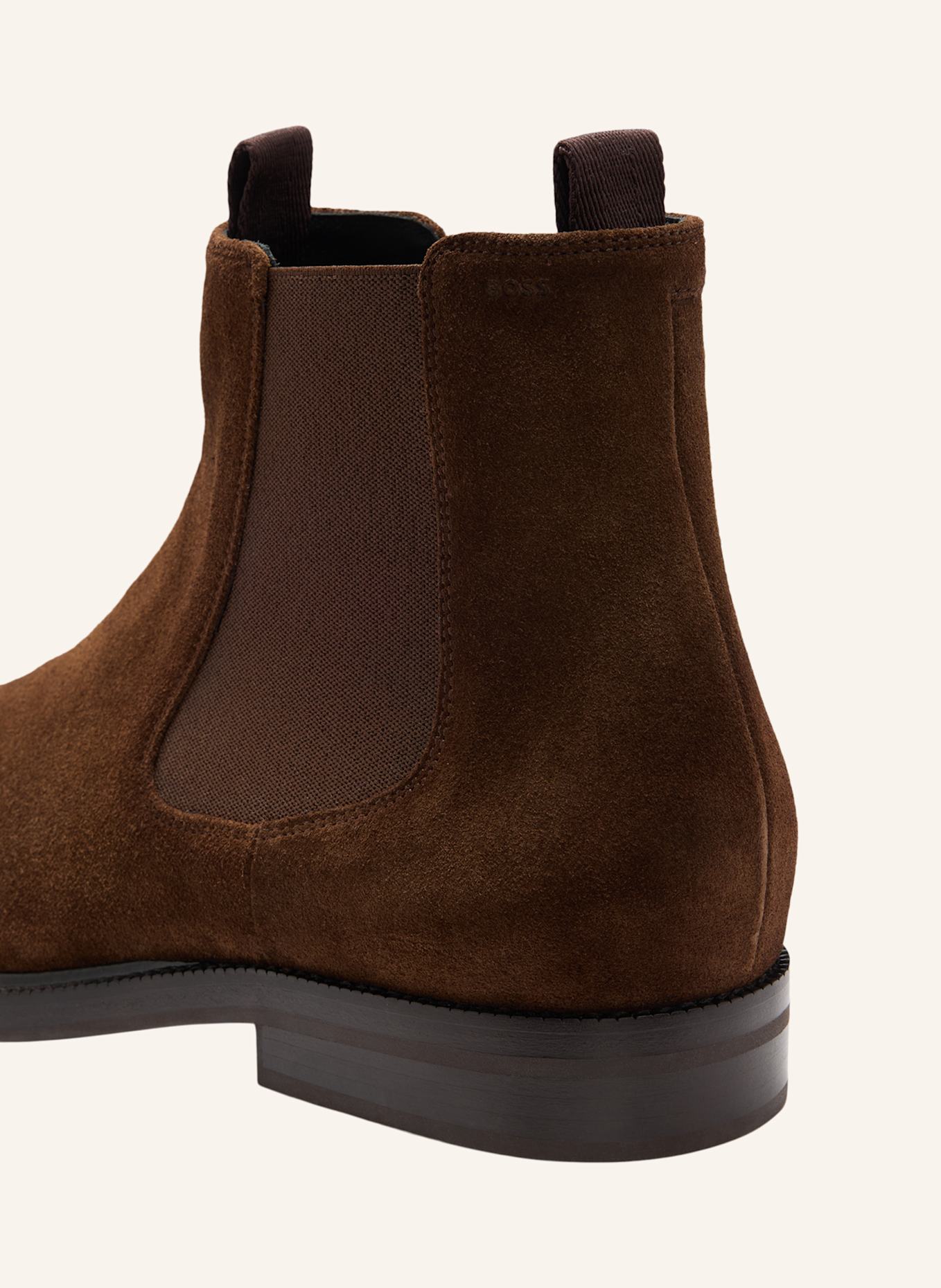 BOSS Stiefel DRESSLETIC_CHEB_SD: DUNKELBRAUN