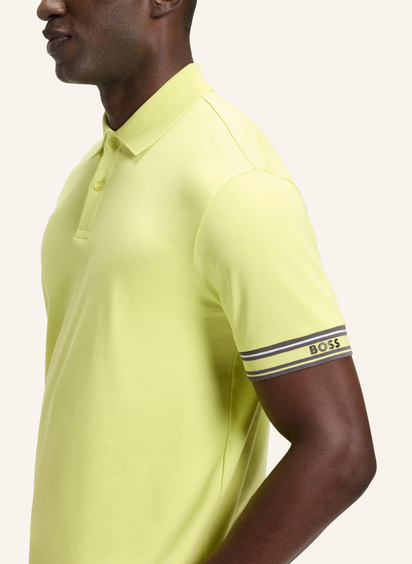 BOSS Poloshirt POLO ZONE Slim Fit: HELLGRÜN