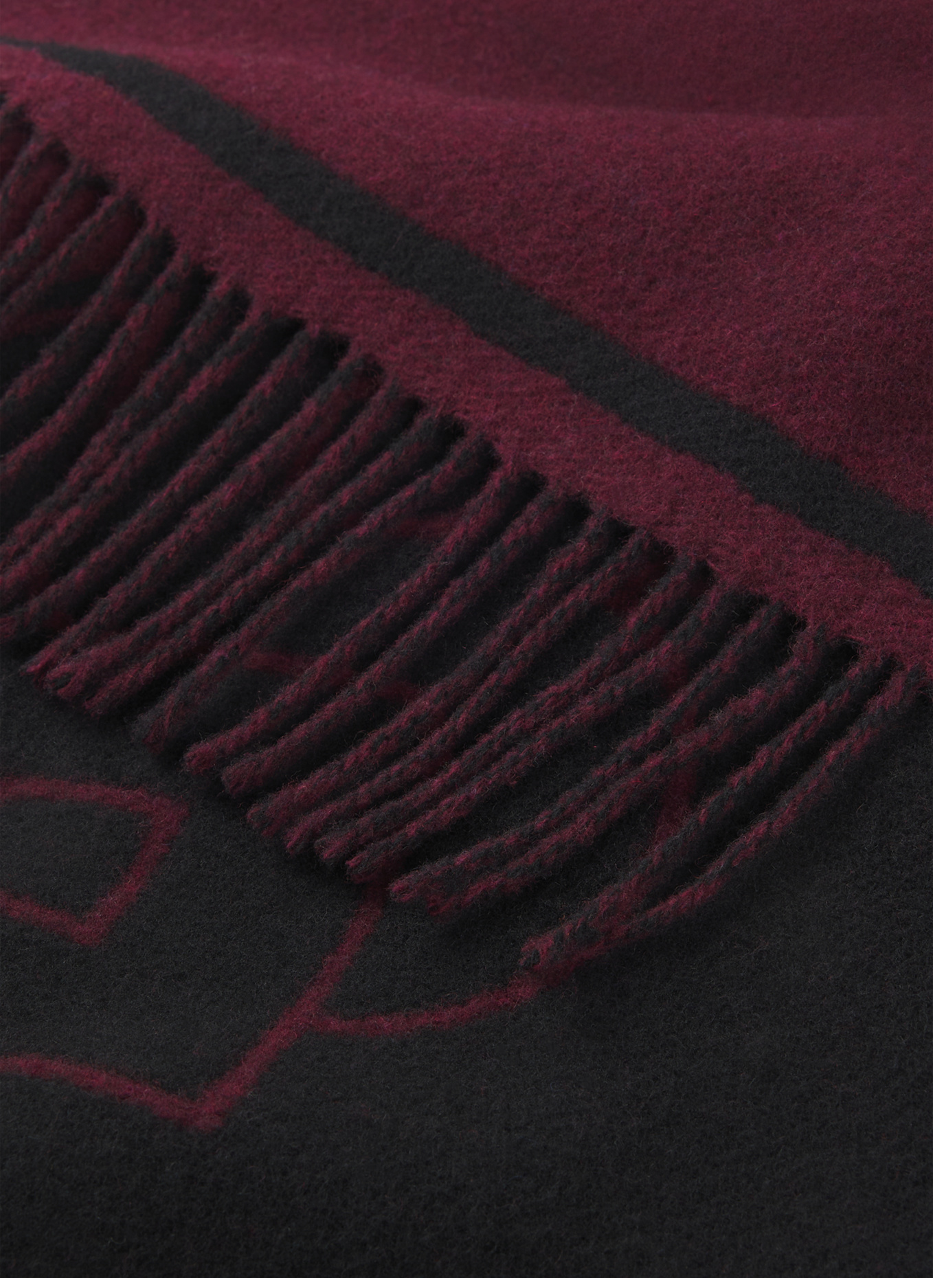 BOSS Gewebter Schal VIANNA_35*180: DUNKELLILA