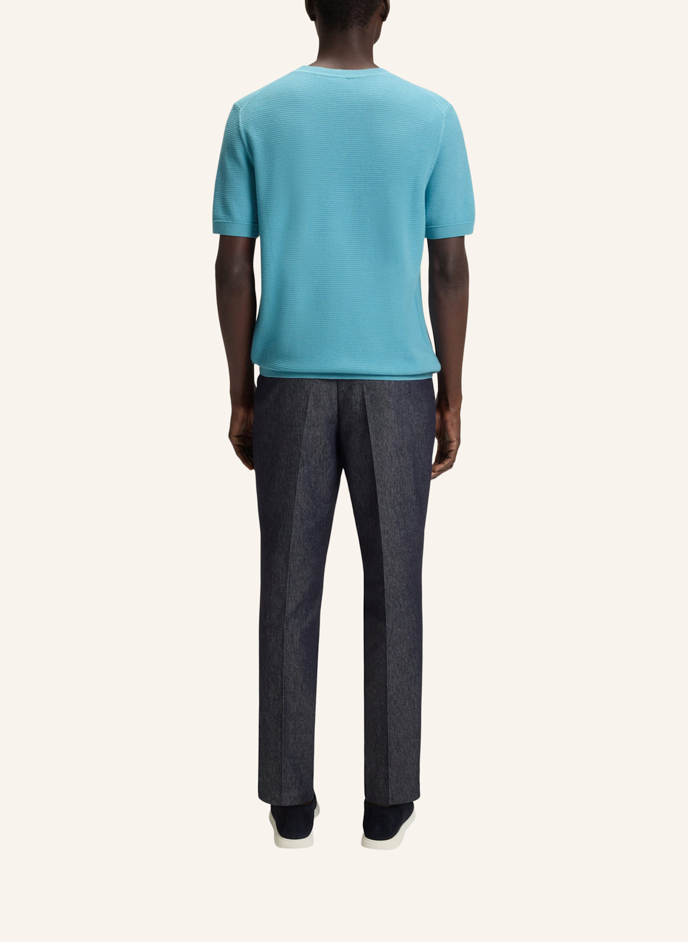 BOSS Pullover H-IANNI Regular Fit: HELLBLAU