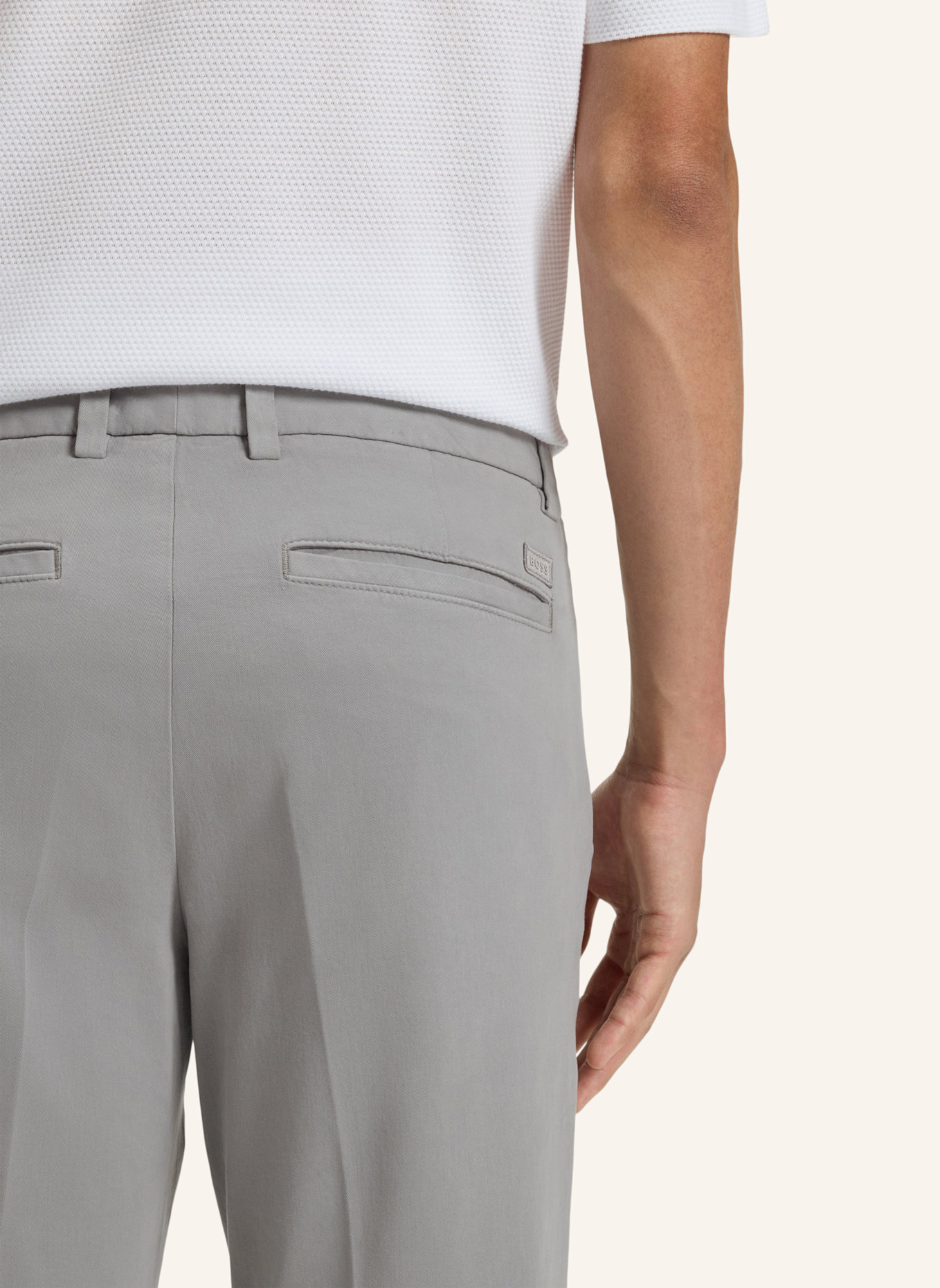 BOSS Casual Hose H-KAITON1 Slim Fit: GRAU