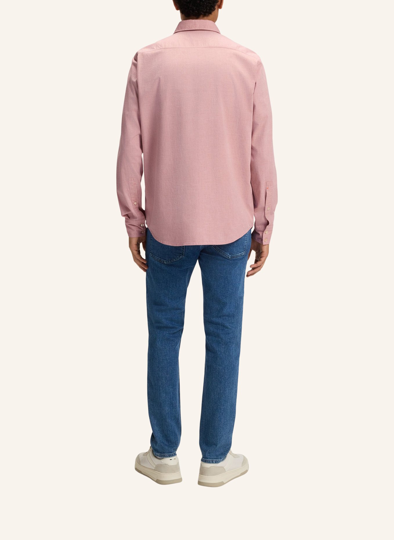 BOSS Casual Hemd RELEGANT_6_M Regular Fit: ORANGE