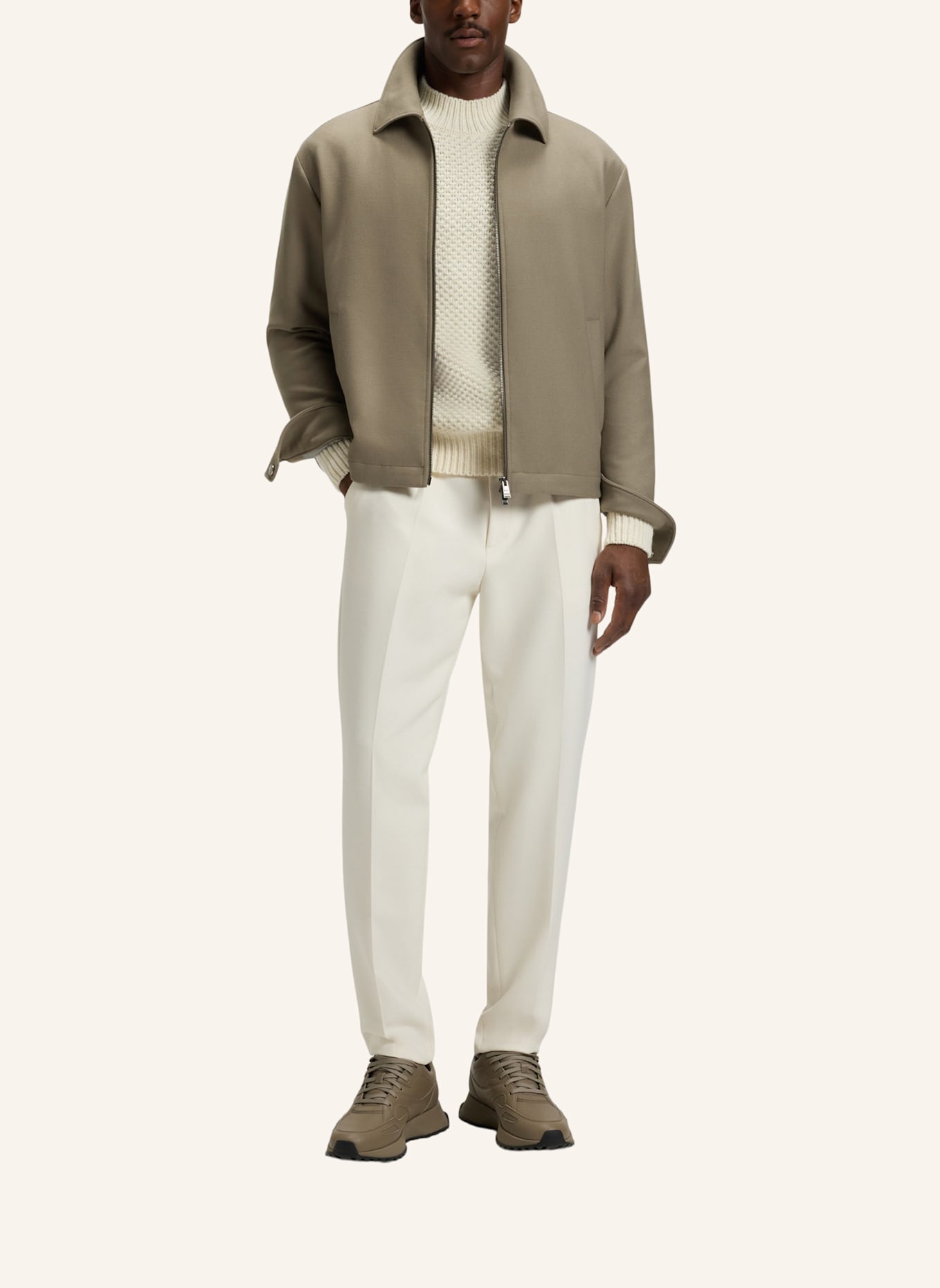 BOSS Blazer C-CROW-COACH-254 Relaxed Fit: BRAUN