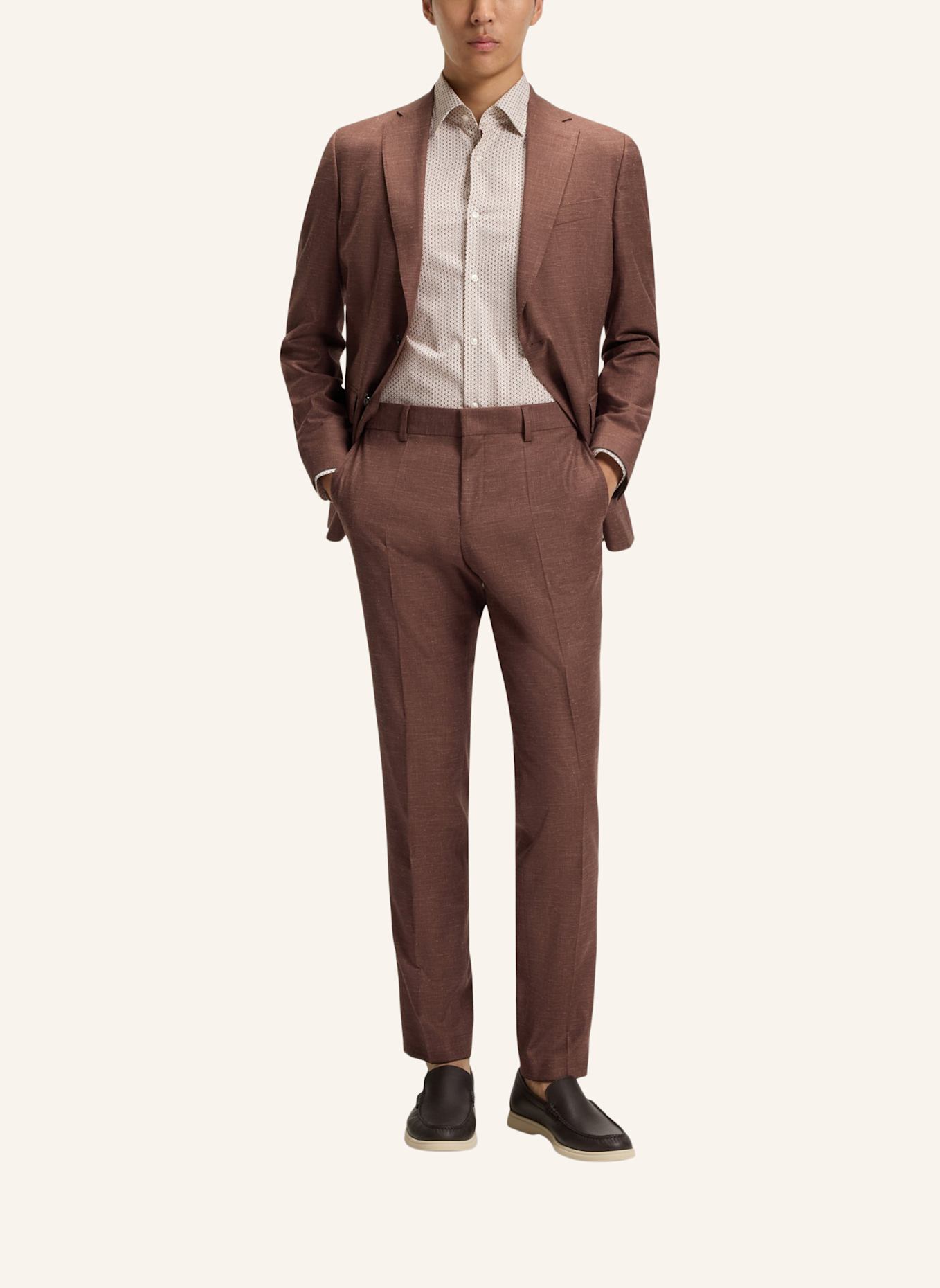 BOSS Business Hose H-GENIUS-253 Slim Fit: BRAUN