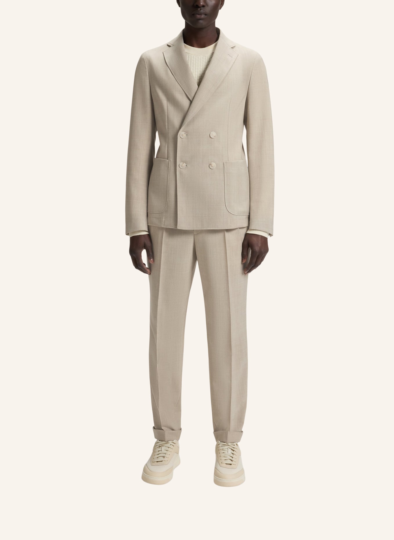 BOSS Blazer C-HANRY-DB-254 Slim Fit: WEISS