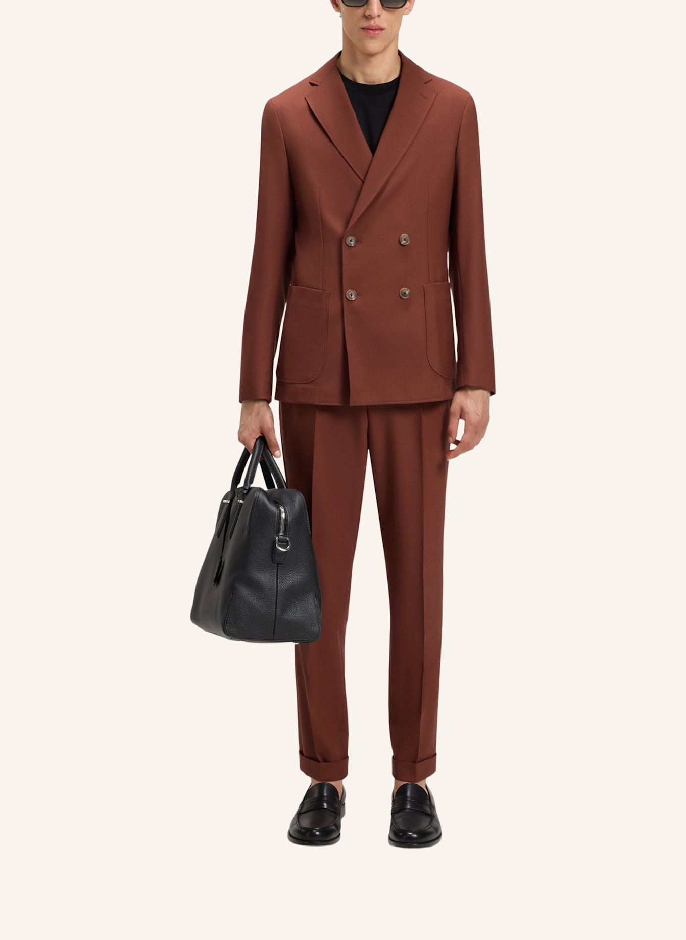 BOSS Blazer C-HANRY-DB-254 Slim Fit: BRAUN