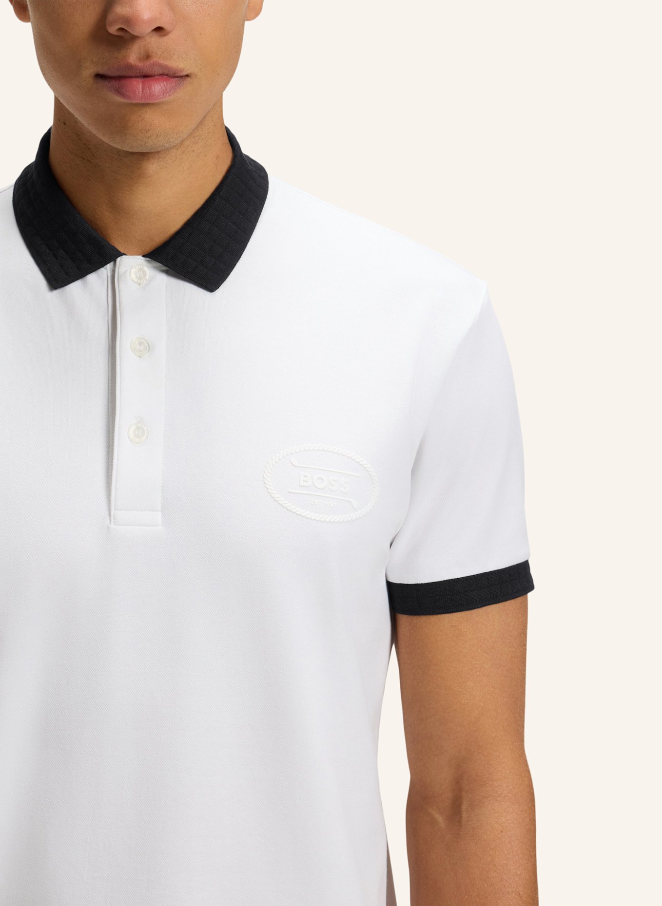 BOSS Poloshirt POLO GL Regular Fit: WEISS