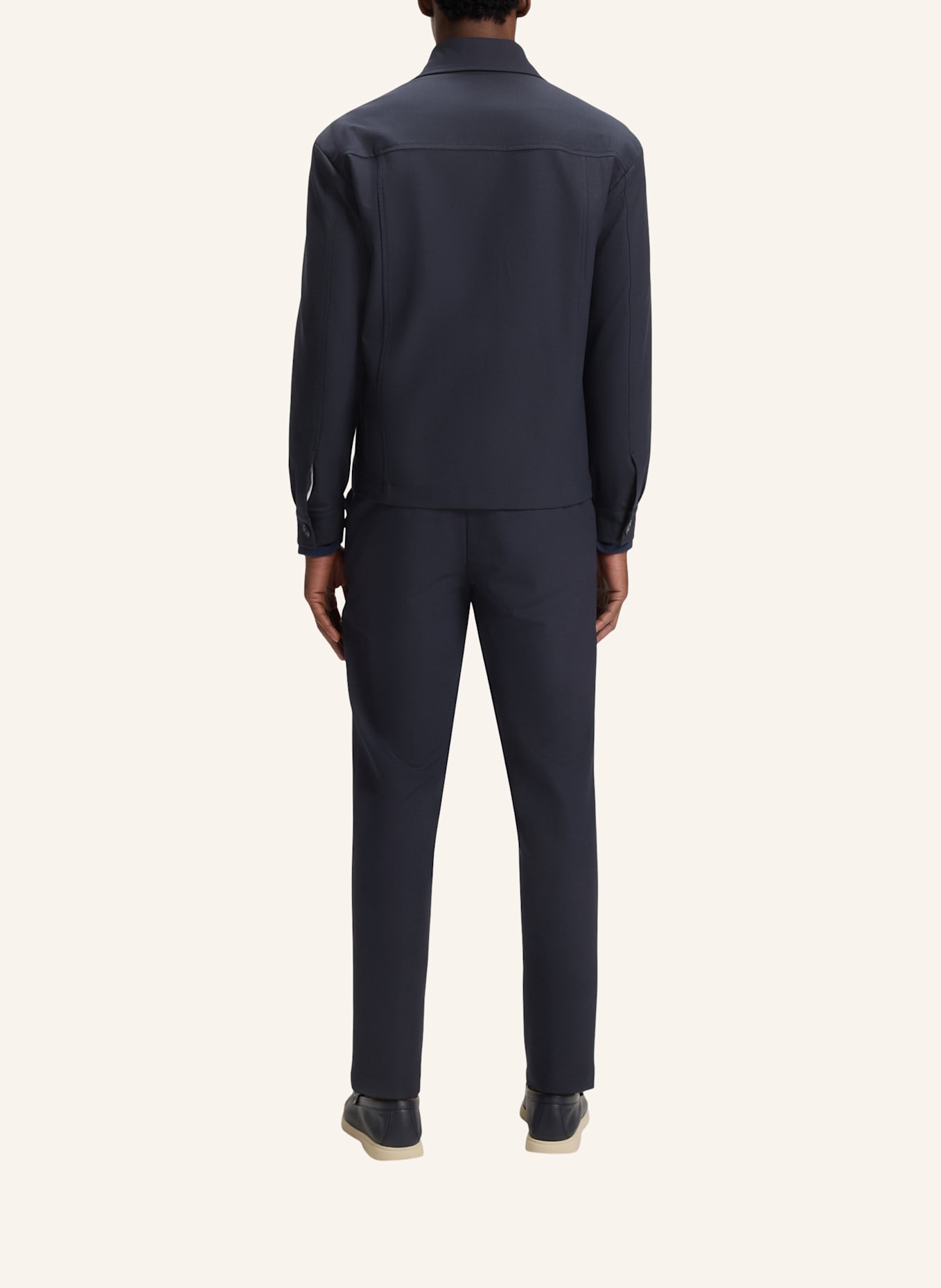 BOSS Blazer P-CRAIG-WG-253 Relaxed Fit: DUNKELBLAU