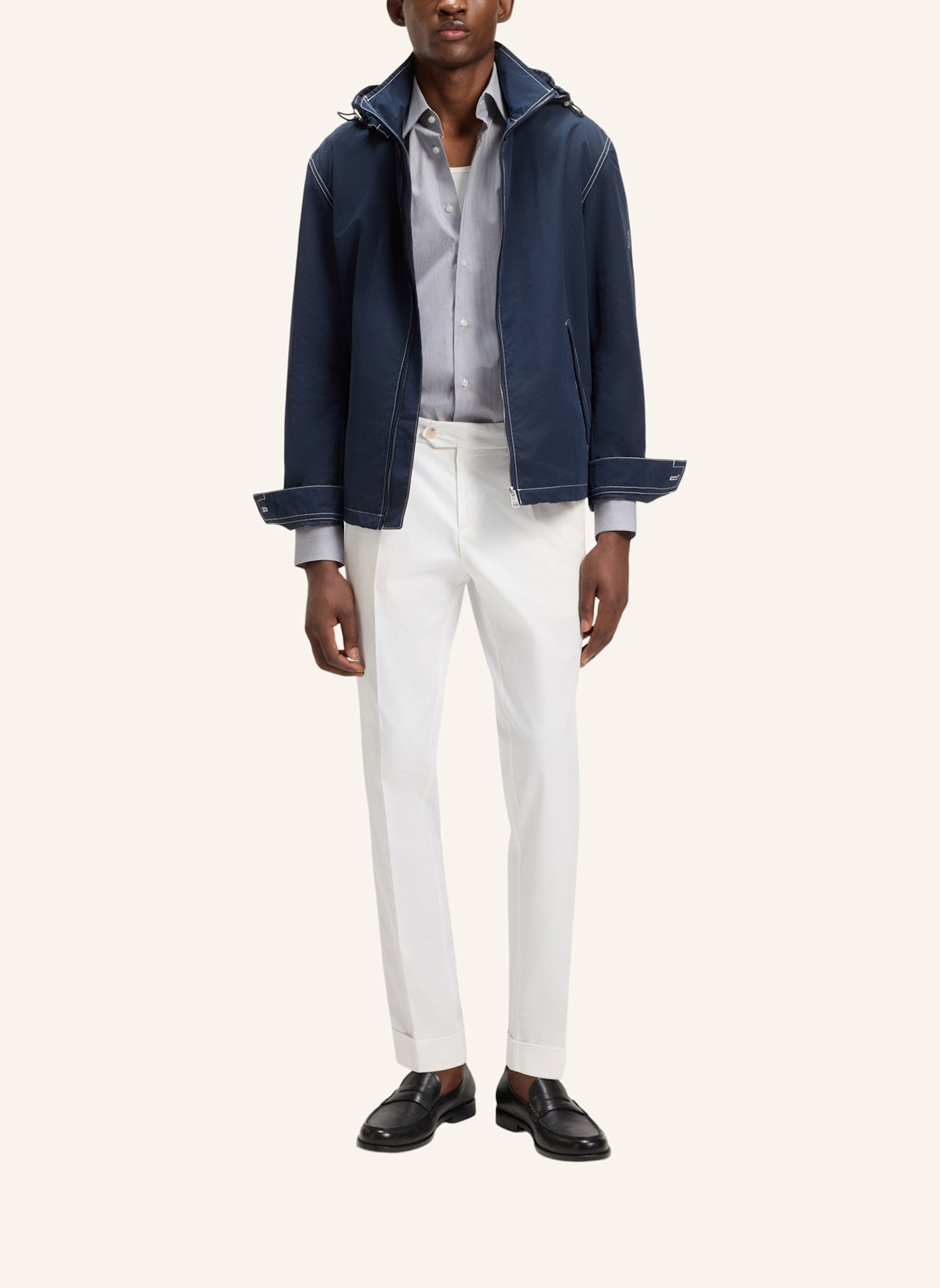 BOSS Business Hemd H-JOE-KENT-C1-214 Regular Fit: DUNKELBLAU