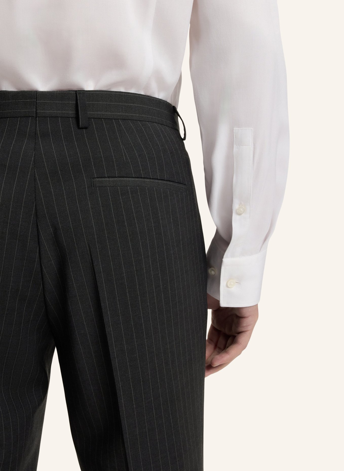 HUGO Business Hose HESTEN253X Extra-Slim Fit: DUNKELGRAU