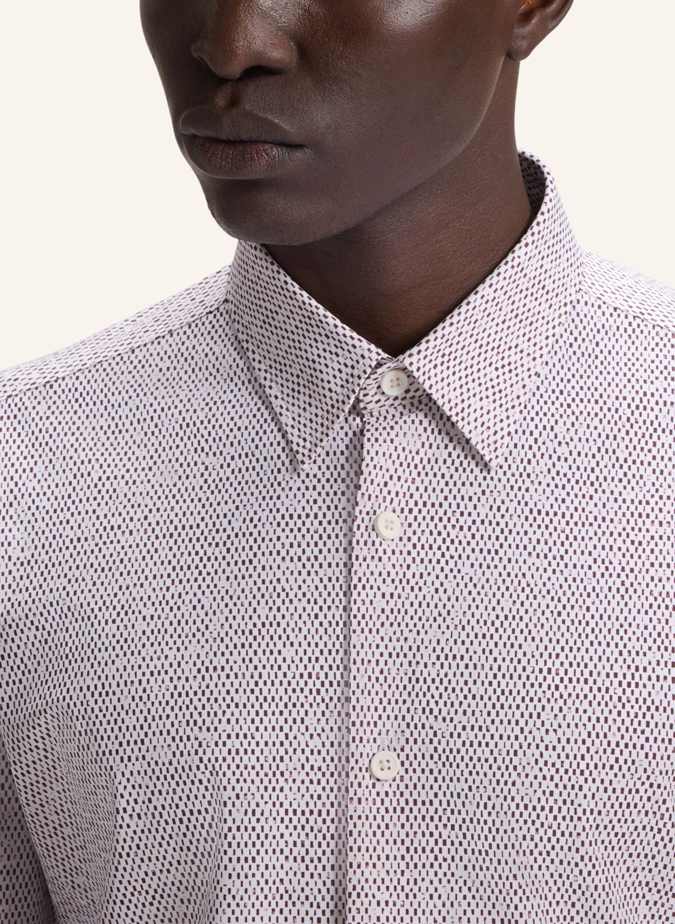 BOSS Casual Hemd P-ROAN-KENT-C1-233 Slim Fit: BRAUN