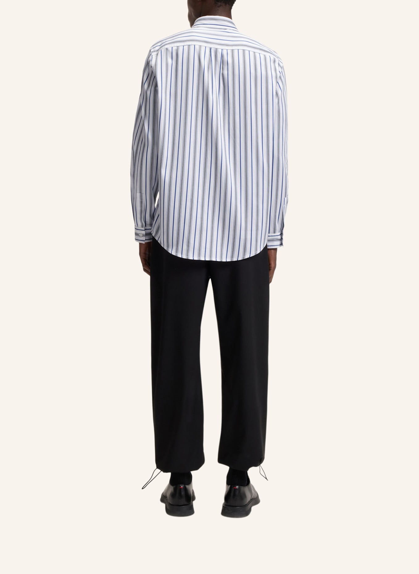 HUGO Casual Hemd ERILLO Oversize Fit: BLAU