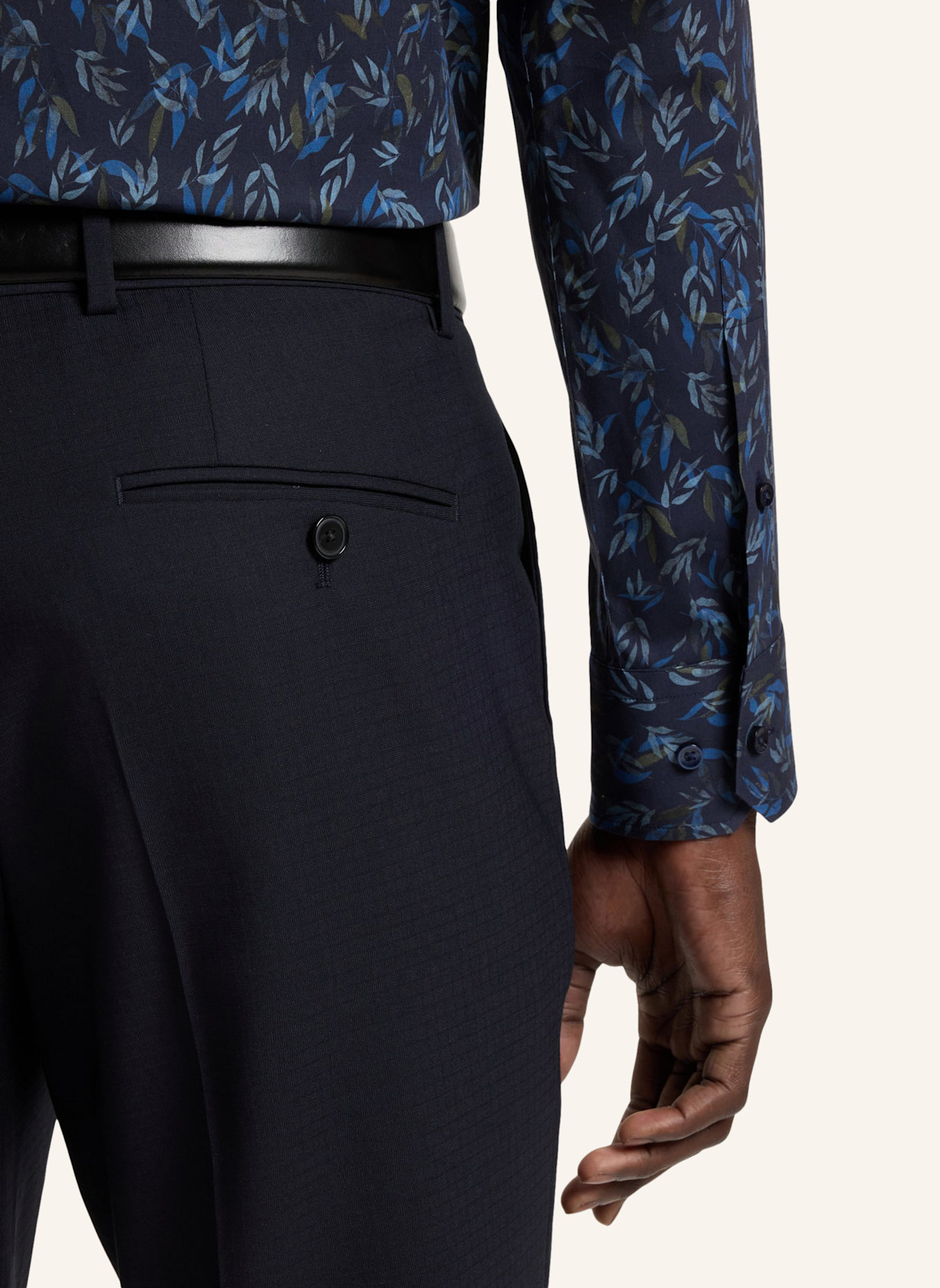 BOSS Business Hemd H-JOE-KENT-C1-214 Regular Fit: DUNKELBLAU