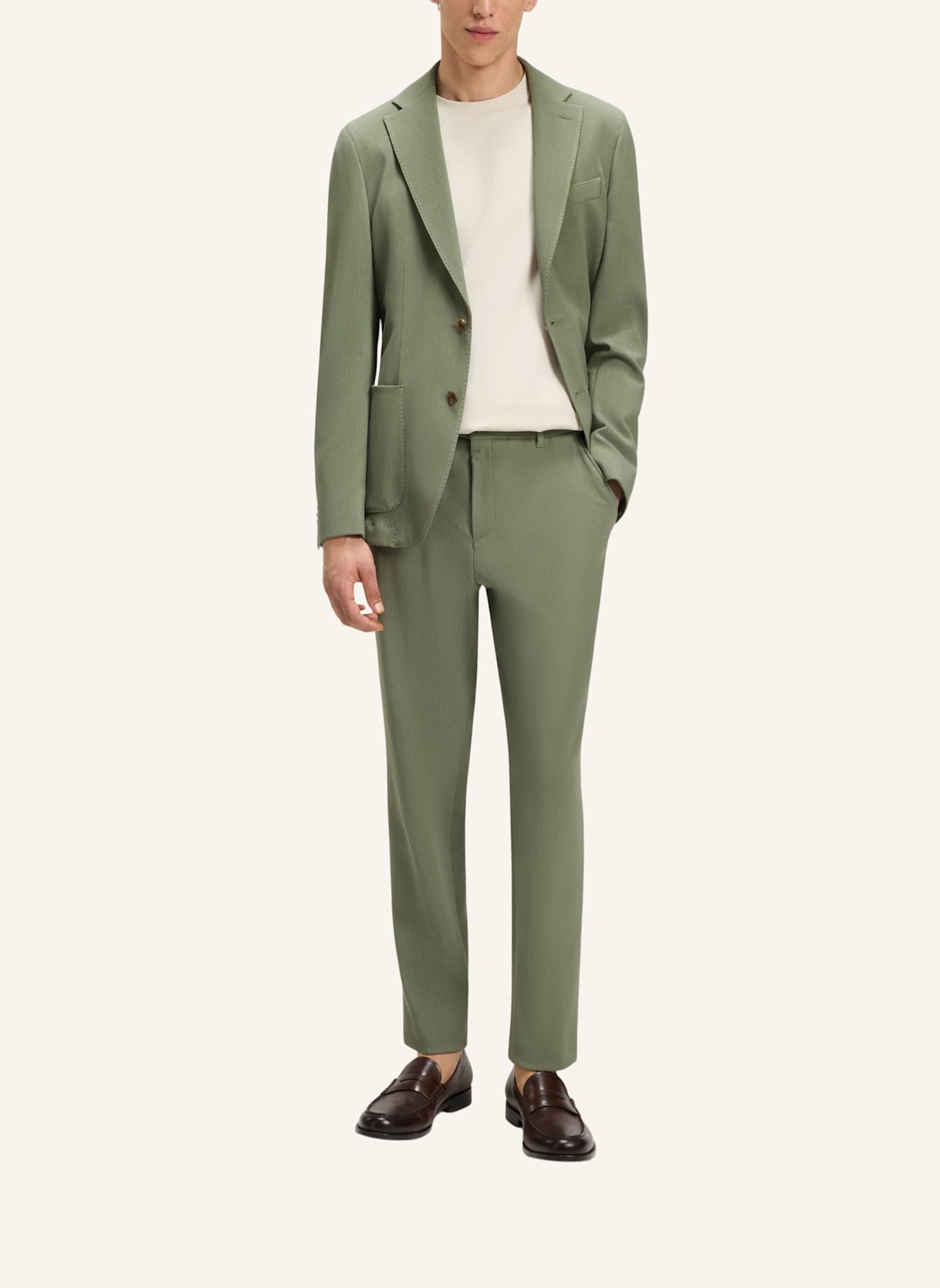 BOSS Business Hose C-PERIN-J-RDS-253 Tapered Fit: GRÜN