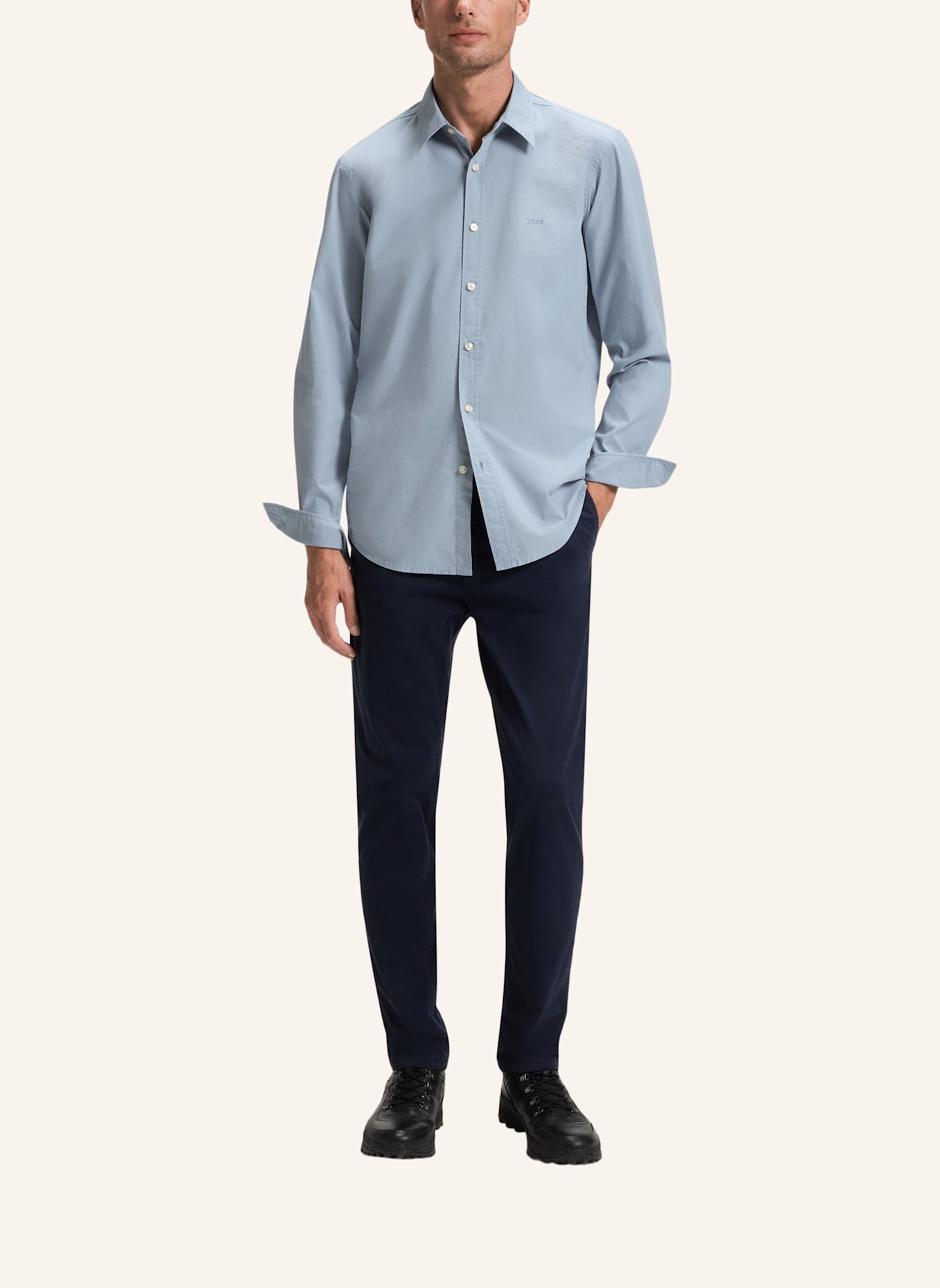 BOSS Hemd RELEGANT Regular Fit: HELLBLAU