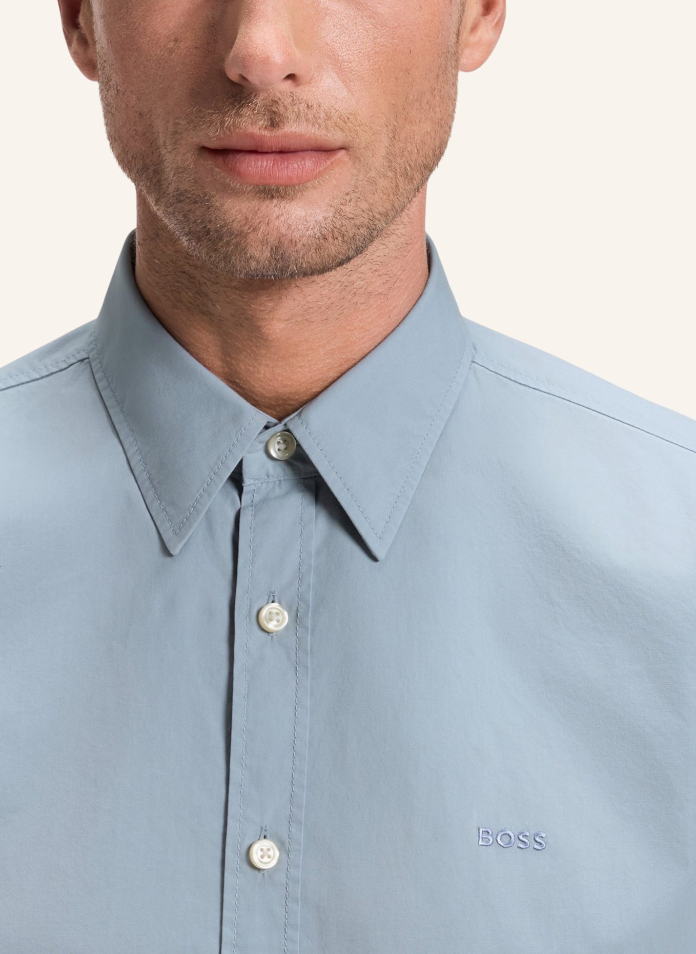 BOSS Hemd RELEGANT Regular Fit: HELLBLAU