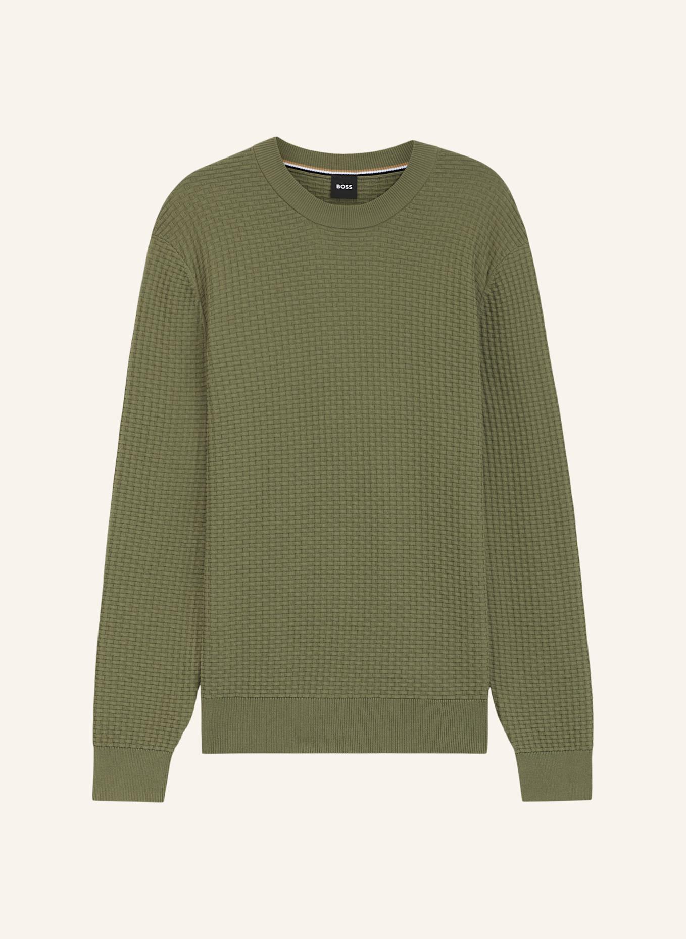 BOSS Pullover H-IMBERTO Regular Fit: GRÜN