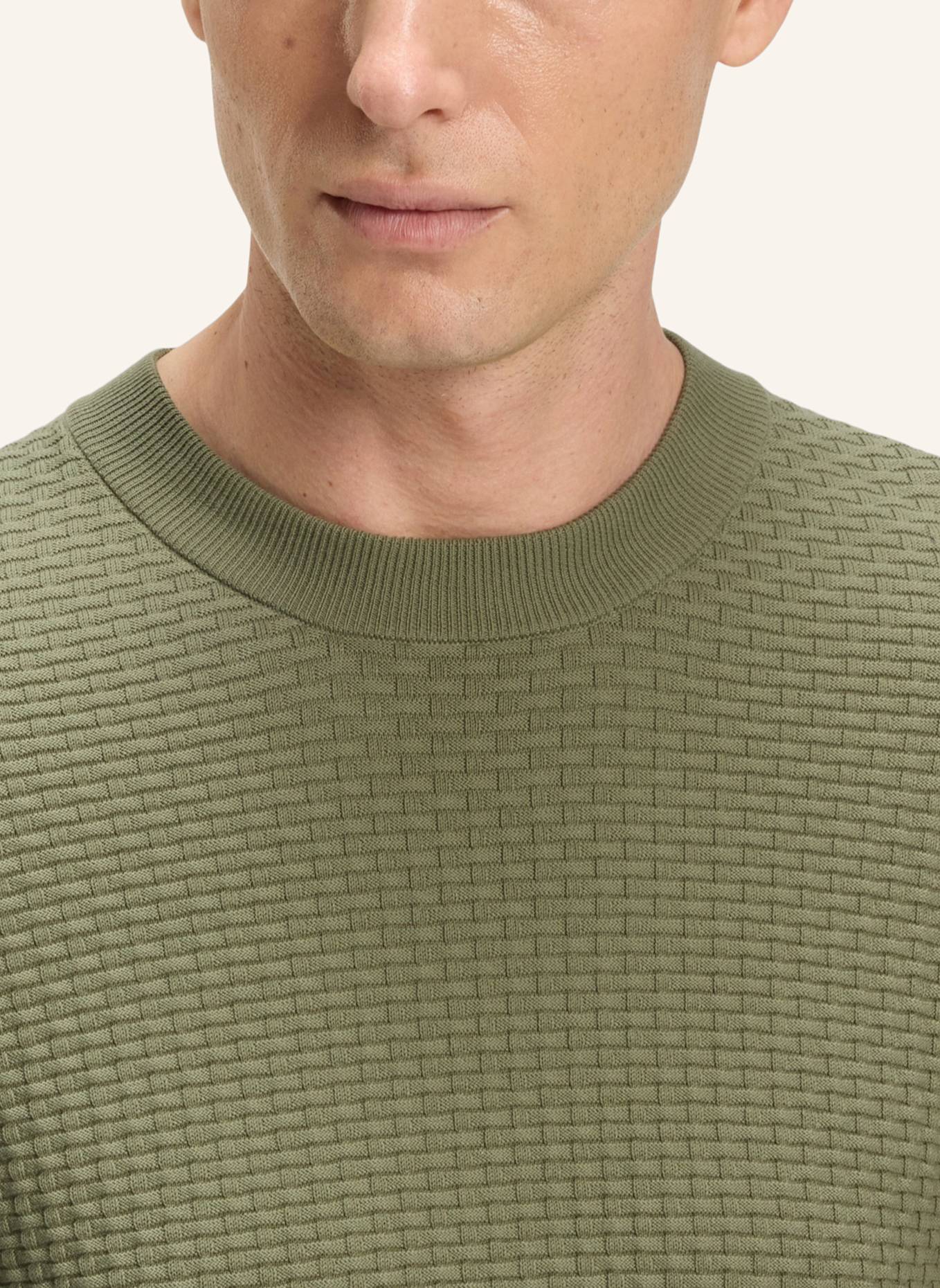 BOSS Pullover H-IMBERTO Regular Fit: GRÜN