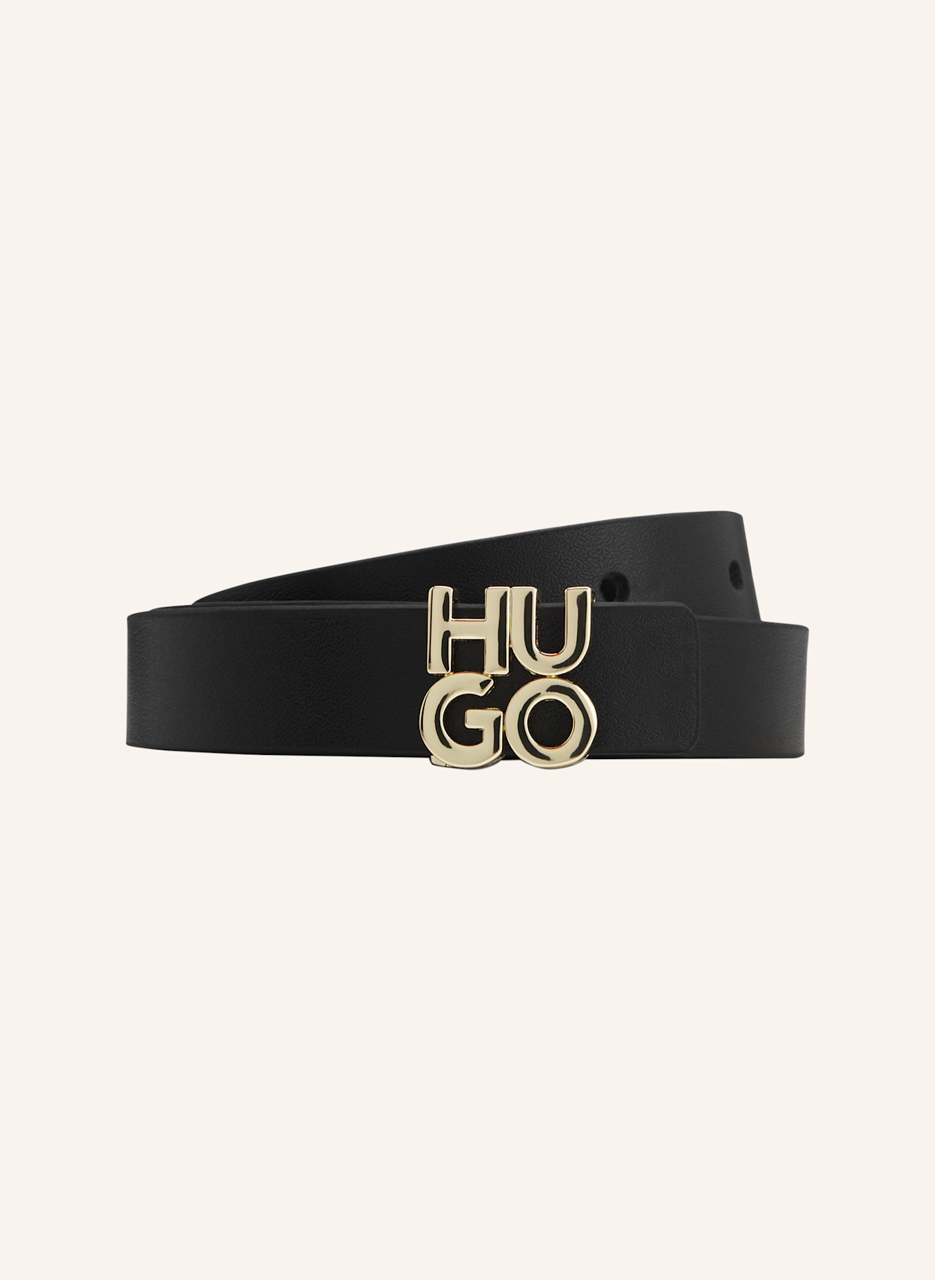 HUGO Casual Gürtel HU-GO_STA-AG_SZ20: SCHWARZ