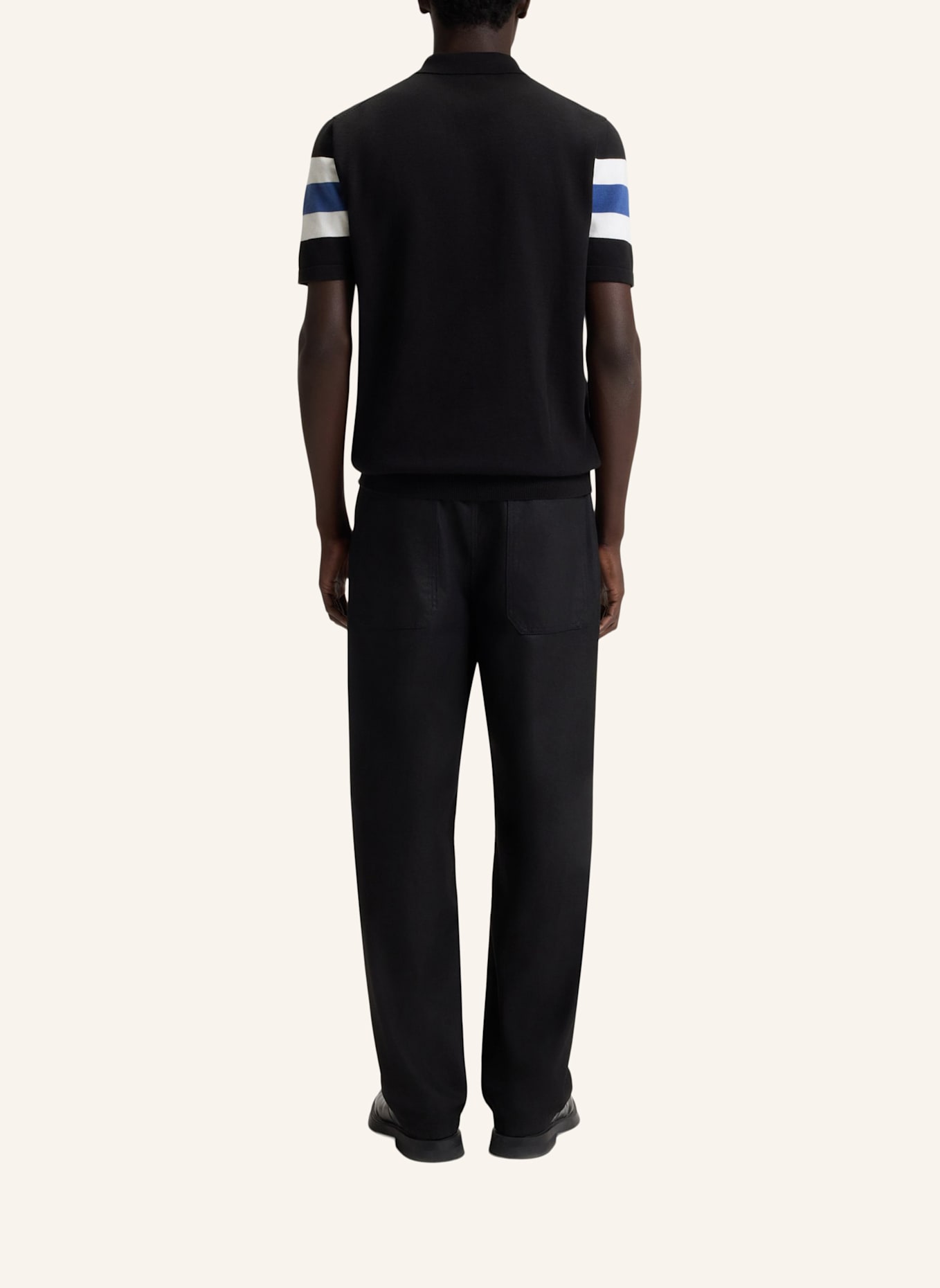 HUGO Pullover SPOLO Regular Fit: SCHWARZ