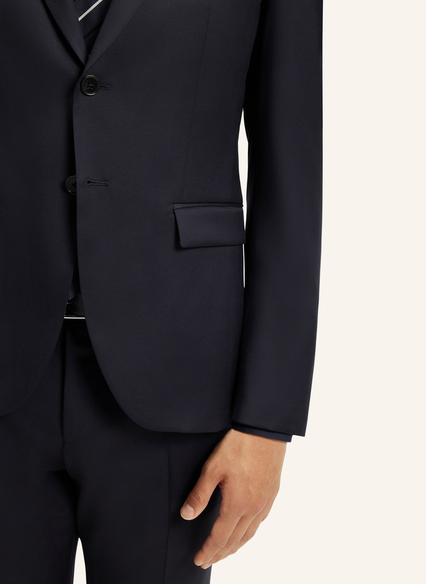 BOSS Blazer H-REYMOND-B1 Extra-Slim Fit: DUNKELBLAU