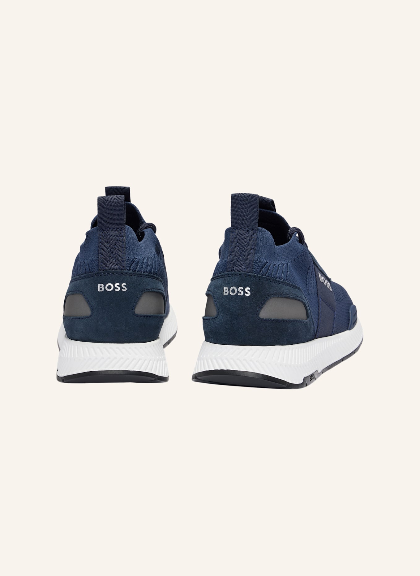 BOSS Sneaker TITANIUM_RUNN_KNST_N: DUNKELBLAU