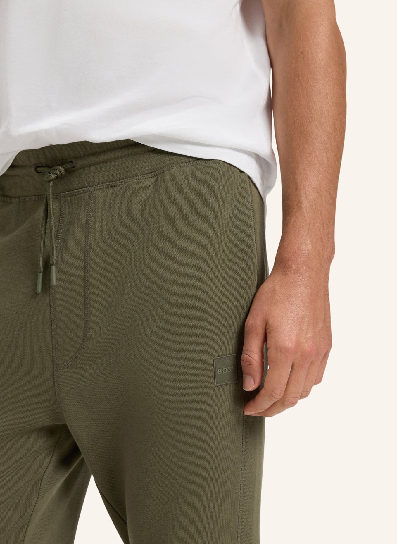 BOSS Casual Hose SESTART Regular Fit: GRÜN