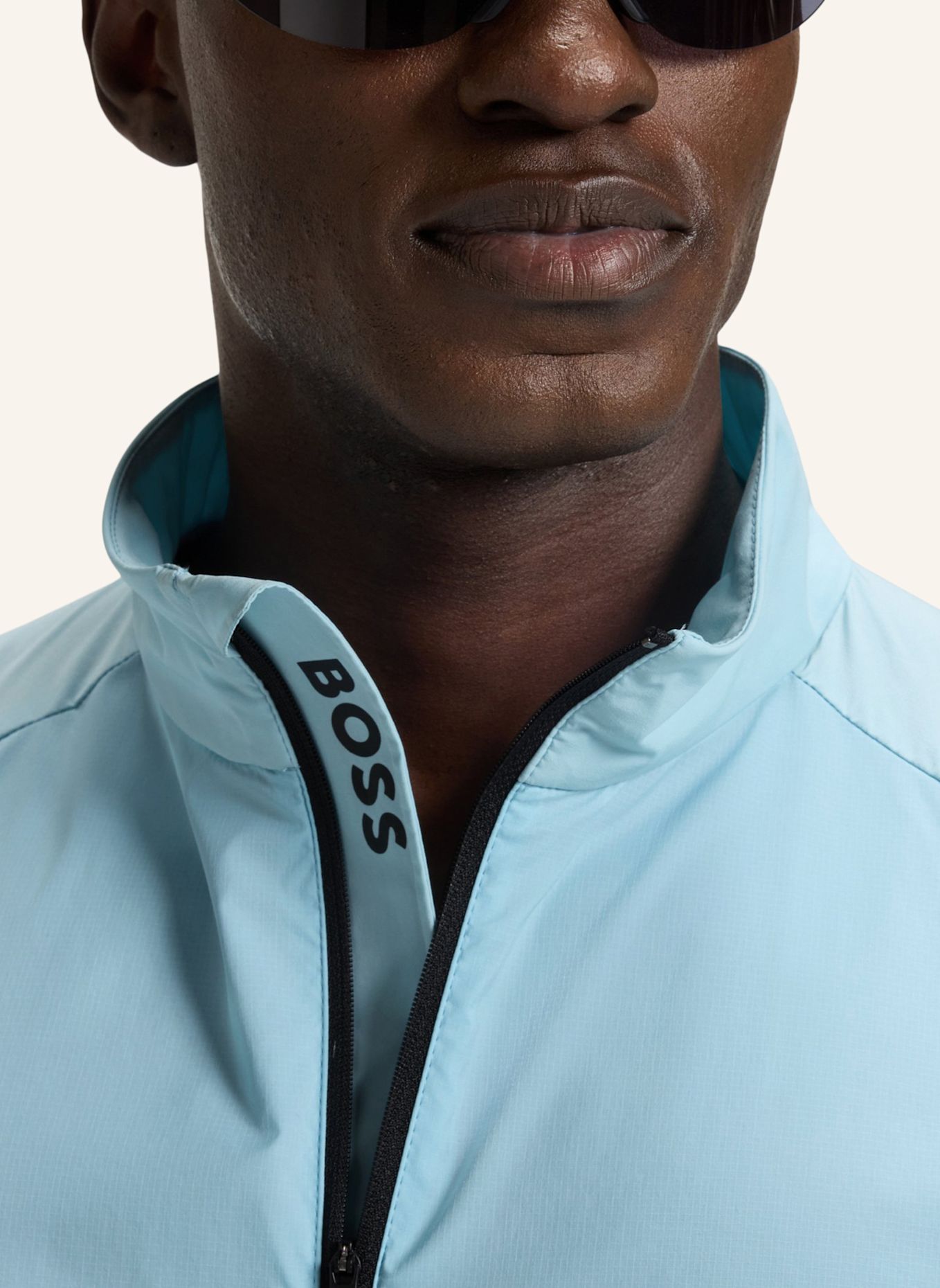 BOSS Casual Jacke V_D-NAMIX VEST: HELLBLAU