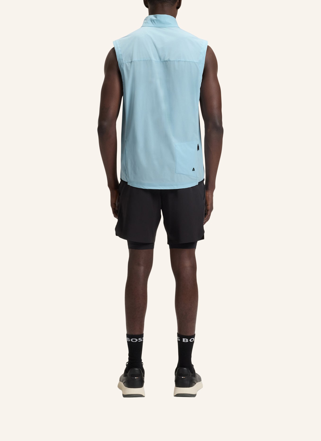 BOSS Casual Jacke V_D-NAMIX VEST: HELLBLAU