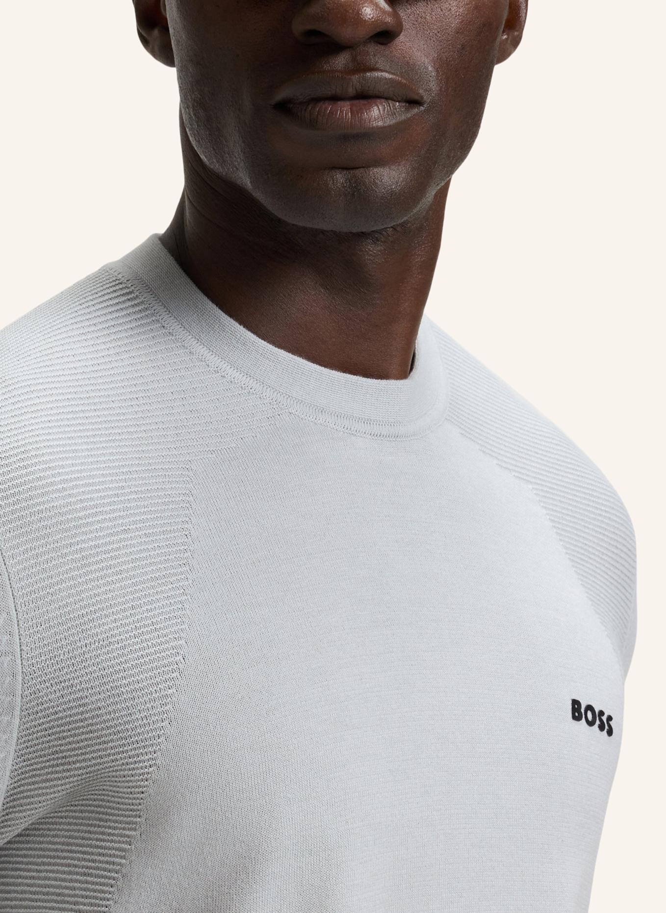 BOSS Pullover K_MOMENTUM-LITE CN Regular Fit: HELLGRAU
