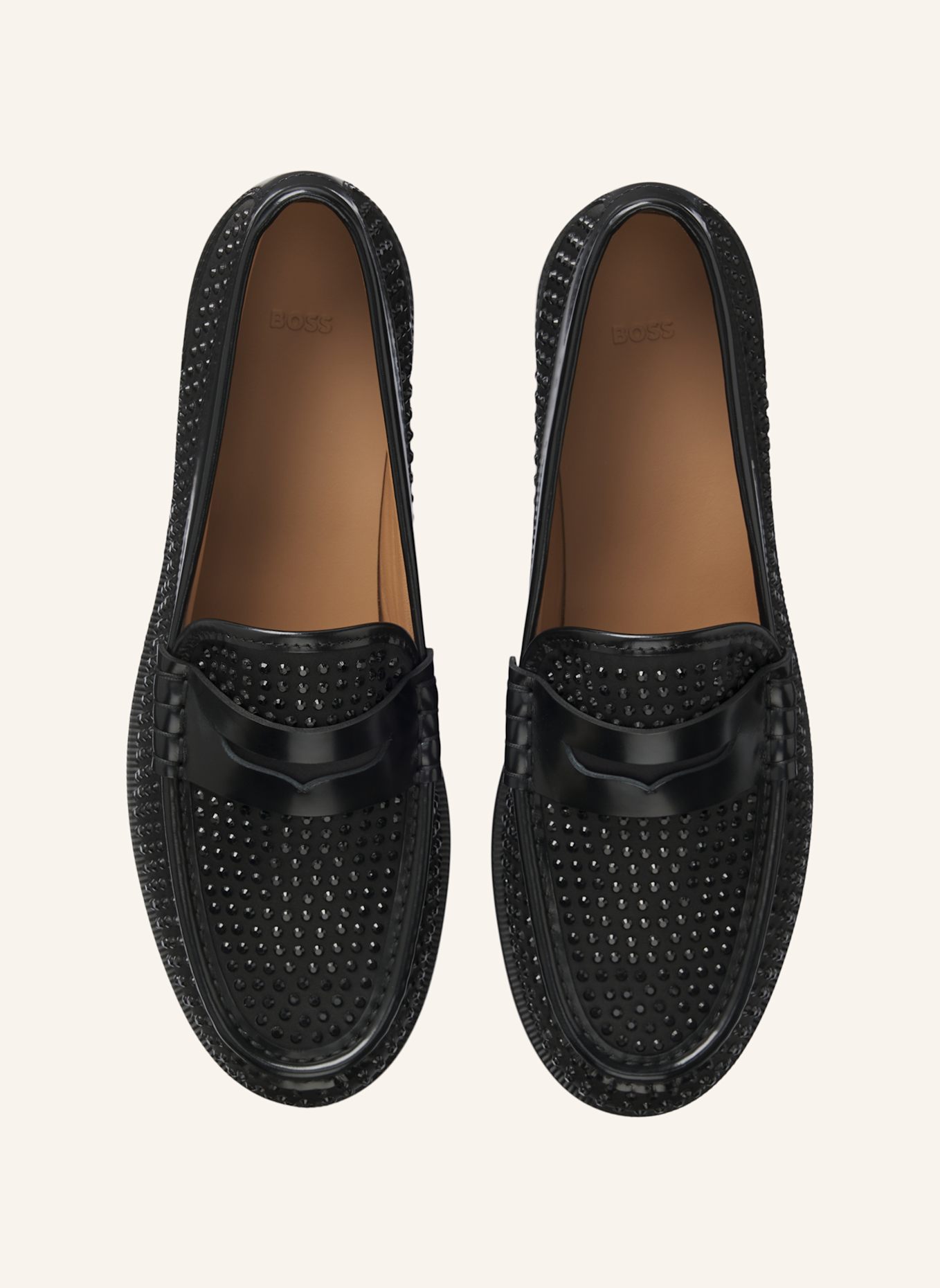 BOSS Flacher Schuh LYCIA_MOCC_STHTF: SCHWARZ