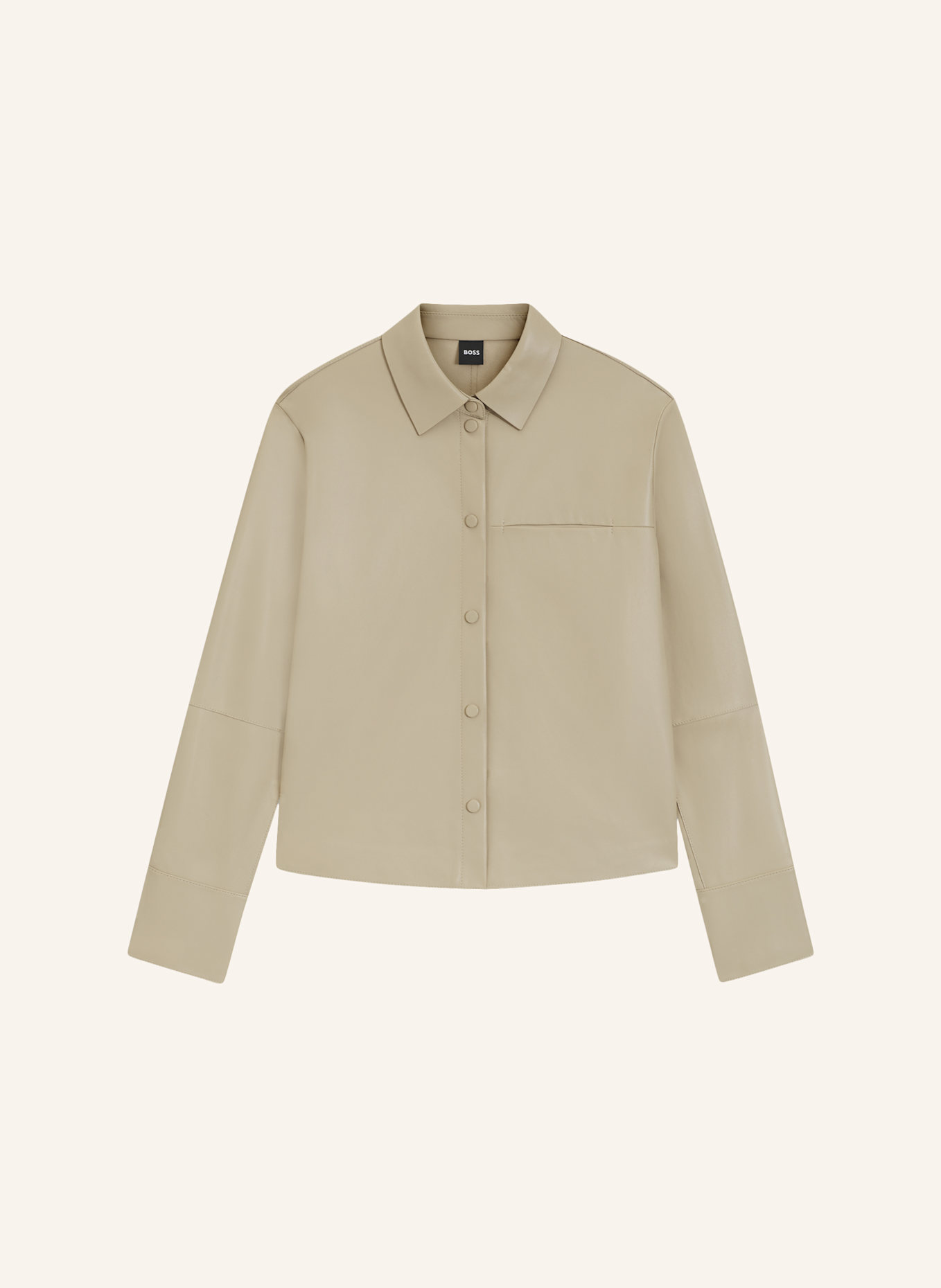 BOSS Casual Bluse SURI Regular Fit: BEIGE