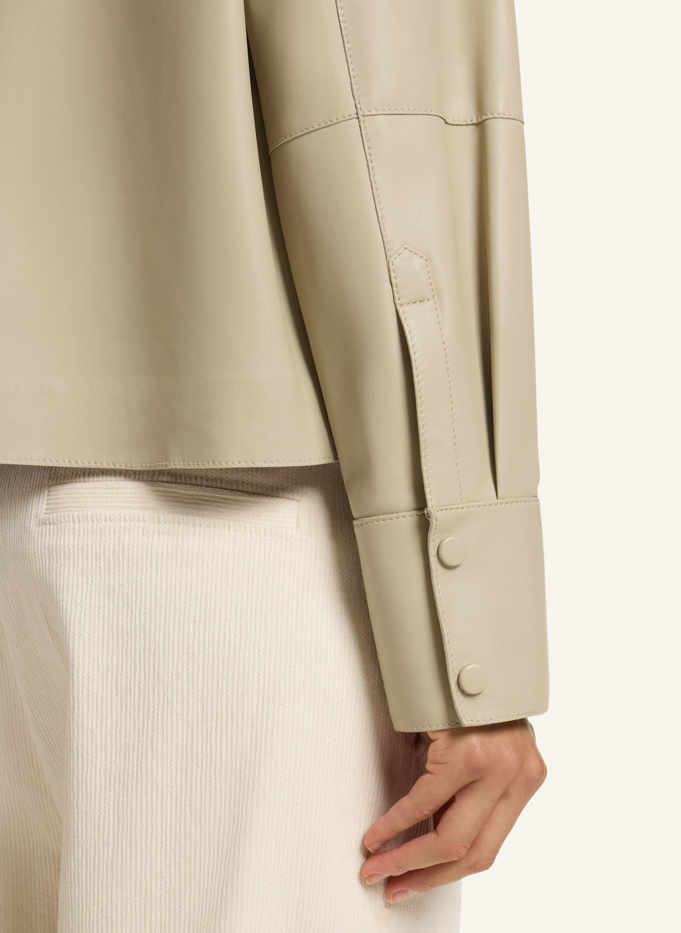 BOSS Casual Bluse SURI Regular Fit: BEIGE