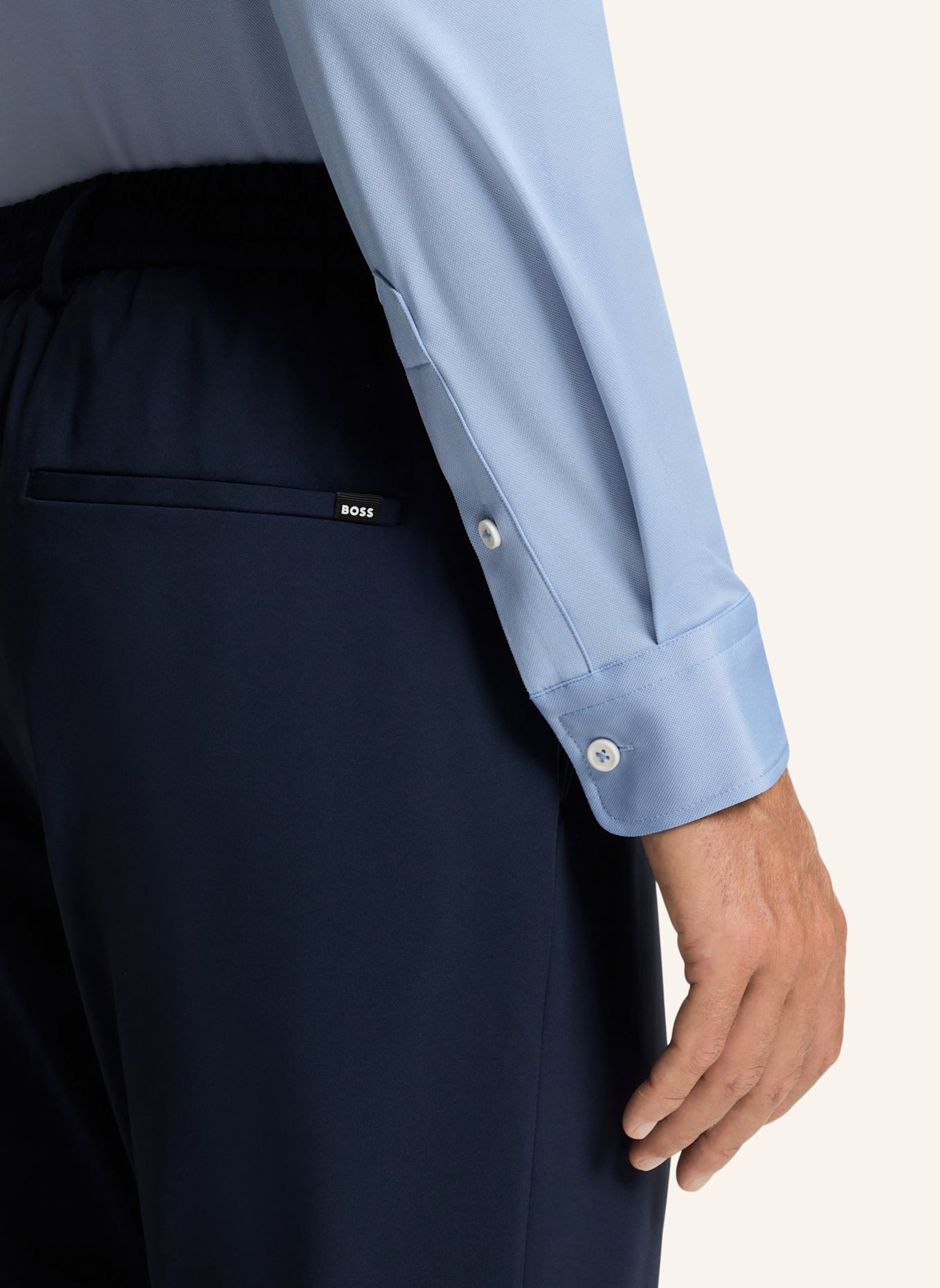 BOSS Casual Hemd P-ROAN-KENT-C1-233 Slim Fit: HELLBLAU