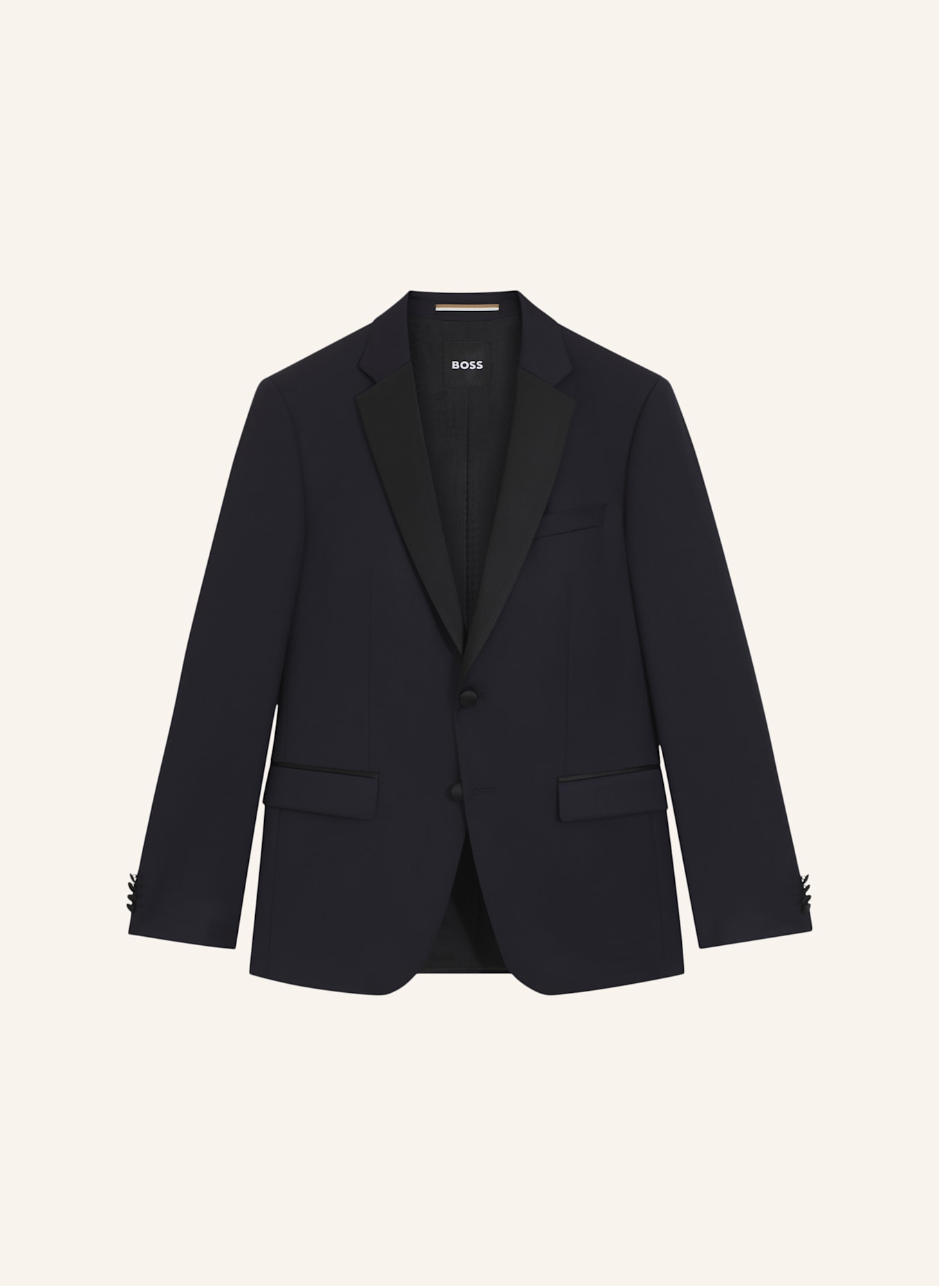 BOSS Smoking-Sakko HUGE Slim Fit: DUNKELBLAU