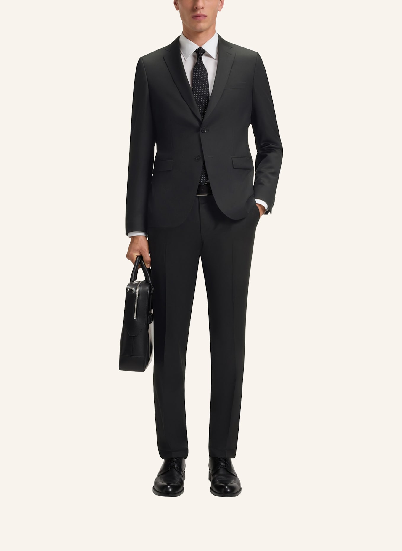 BOSS Business Hose H-WENTEN-B1 Extra-Slim Fit: SCHWARZ