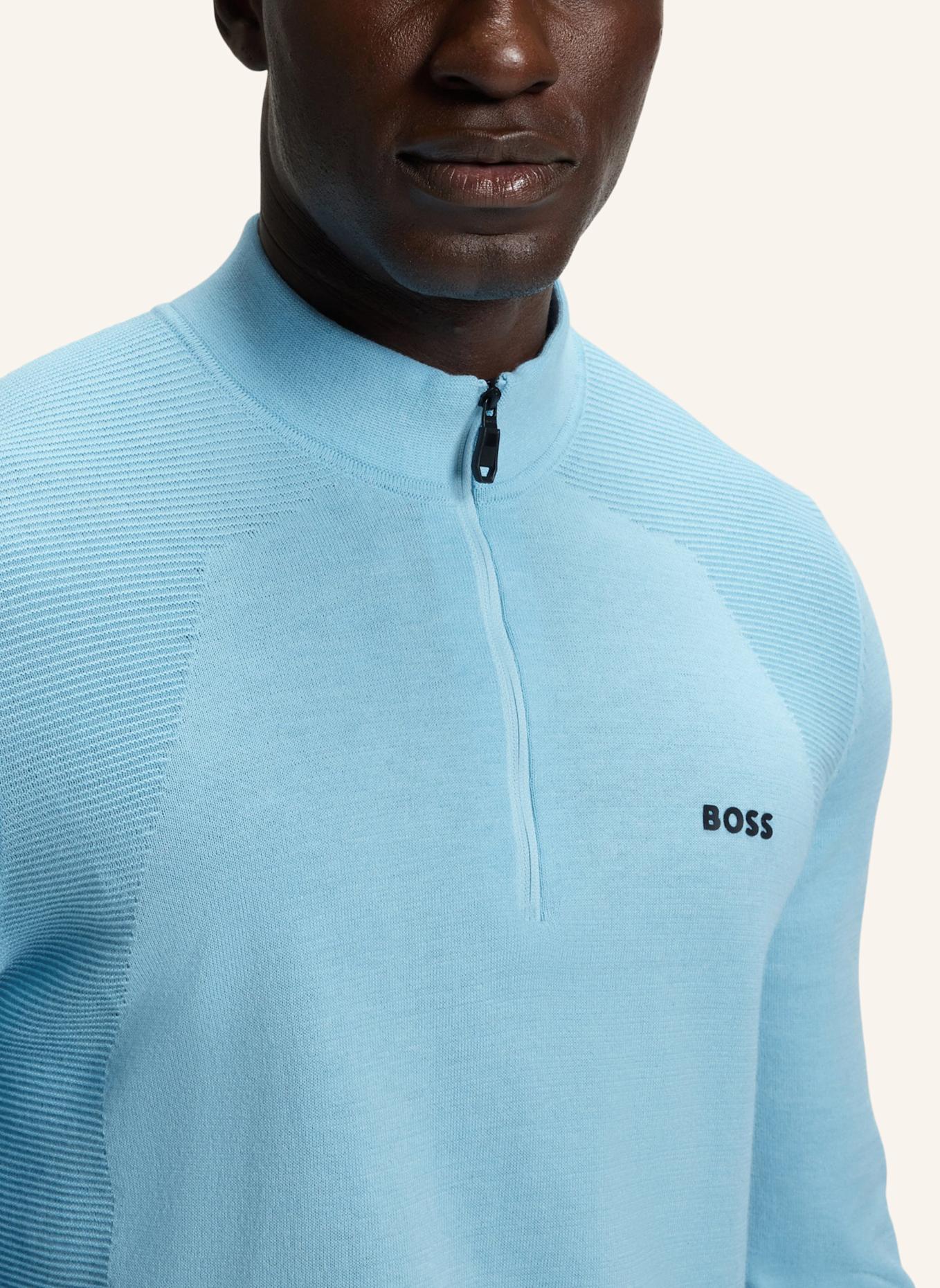 BOSS Pullover K_MOMENTUM-LITE MN Regular Fit: HELLBLAU