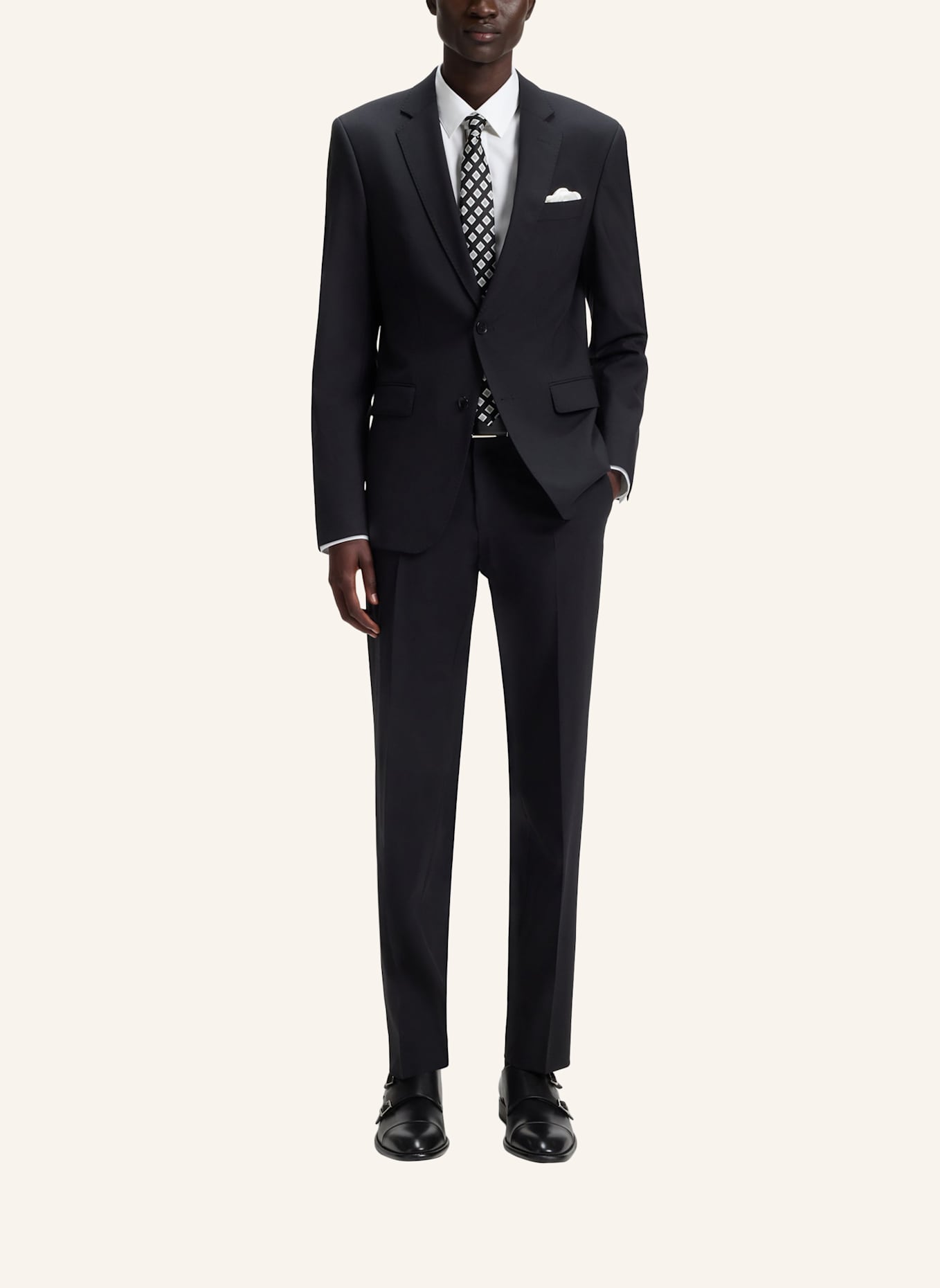 BOSS Business Hemd H-HANK-PARTY7-253 Slim Fit: WEISS