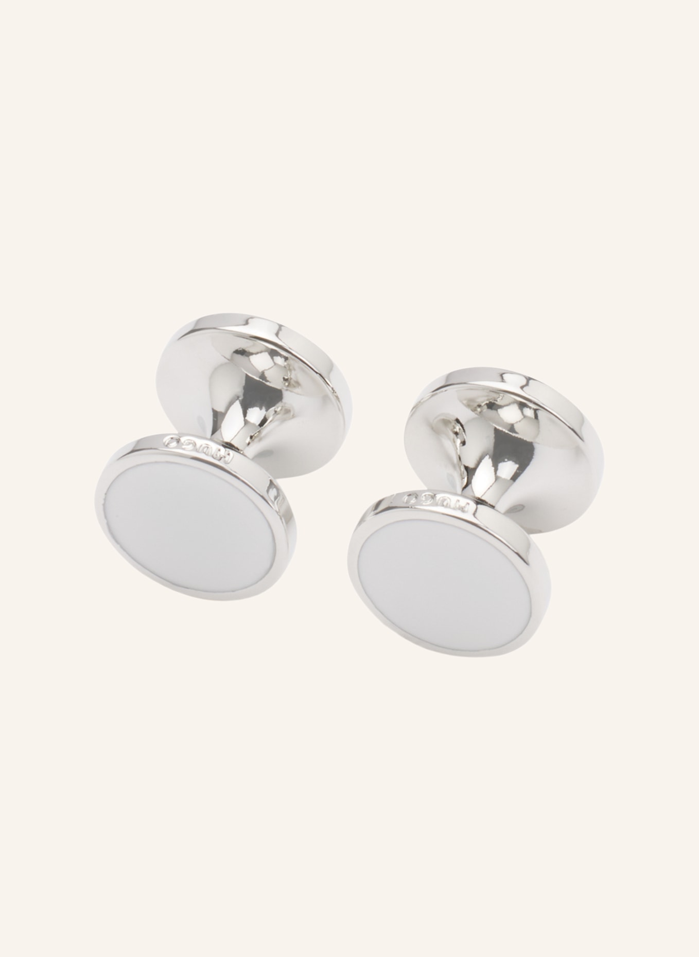 HUGO Manschettenknopf E-TOKEEP-CUF: WEISS